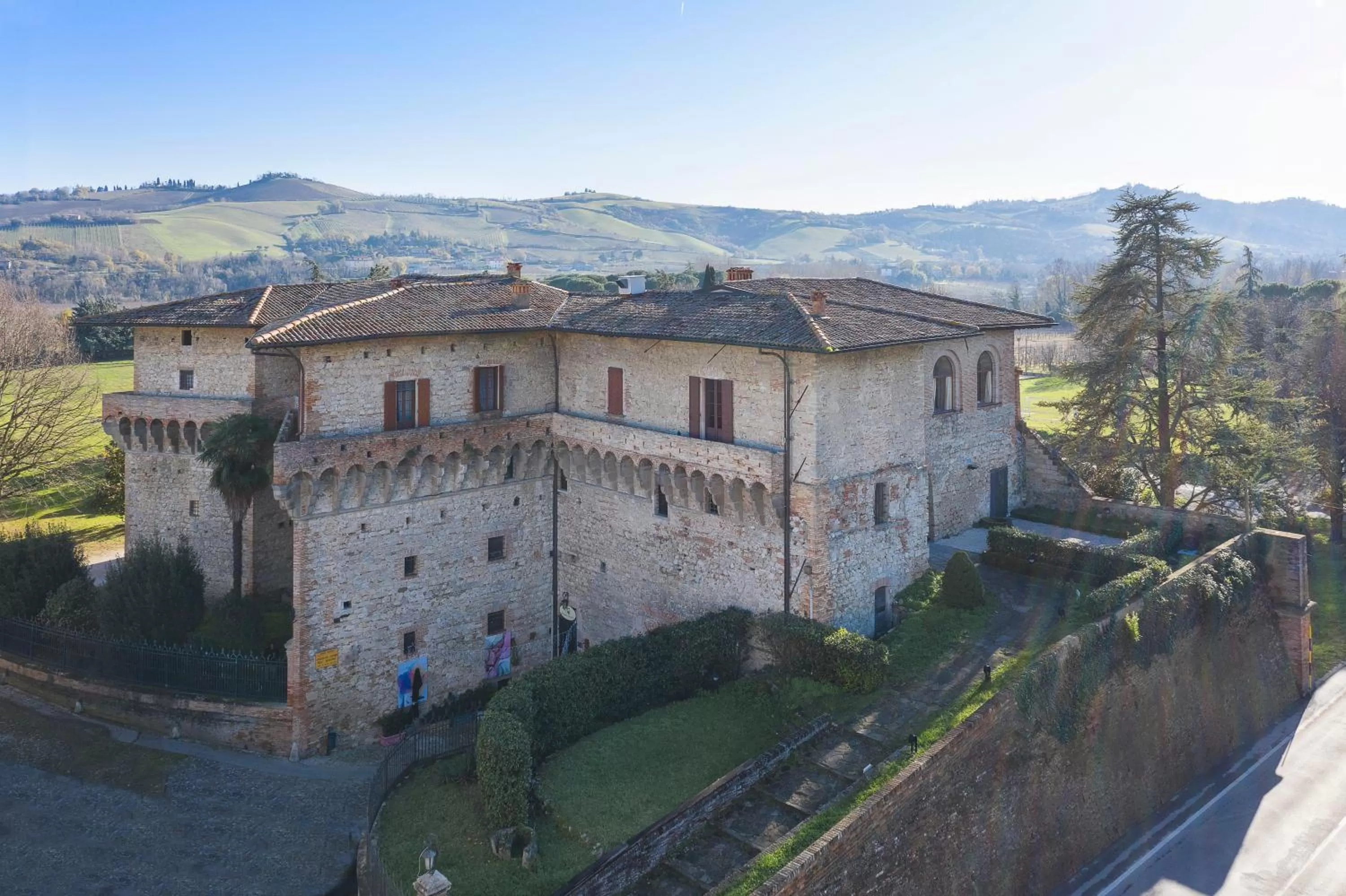Bird's eye view in Castello del Capitano delle Artiglierie