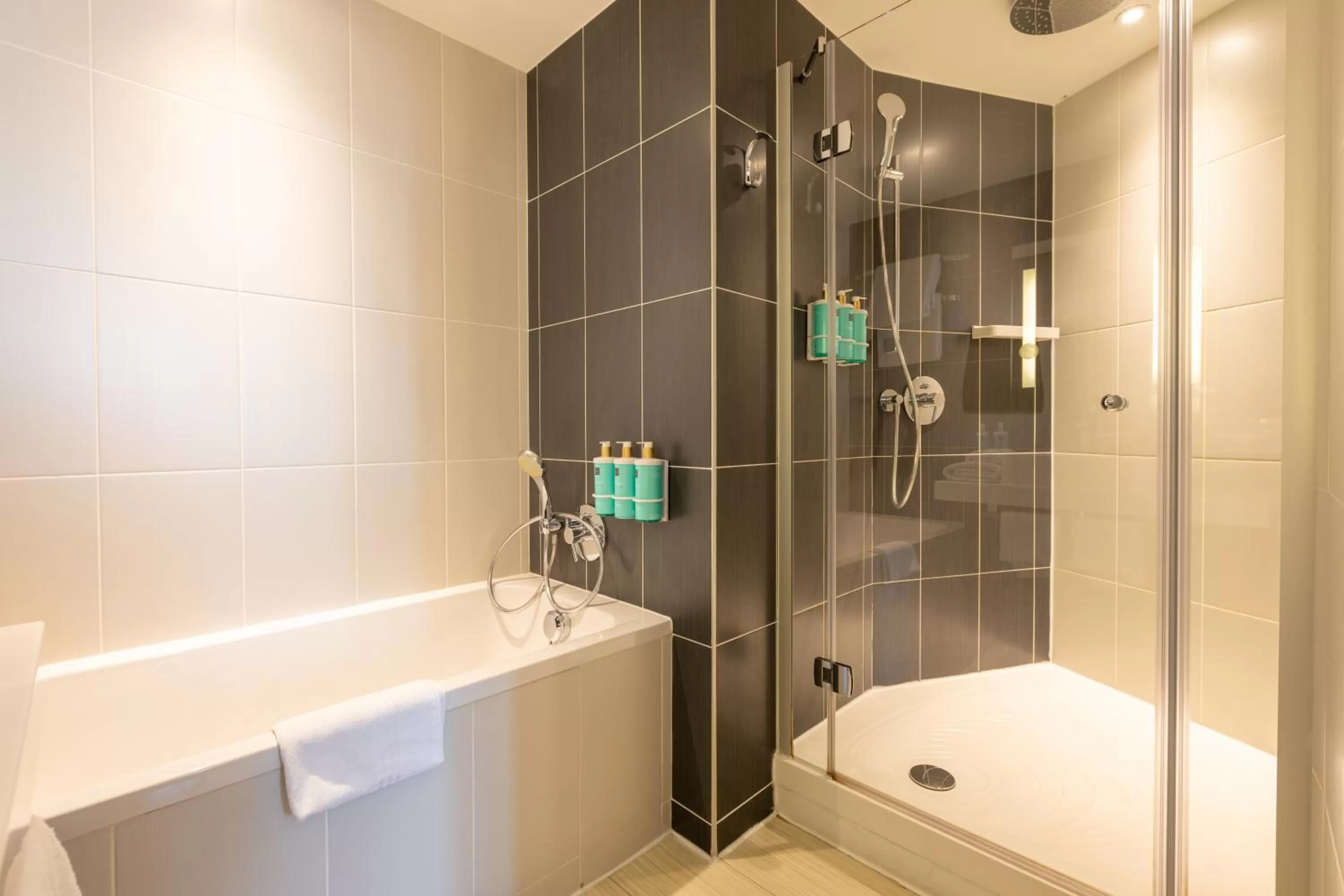 Shower in Novotel Suites Paris Expo Porte de Versailles