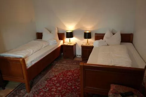 Bedroom, Bed in Gästehaus Howe