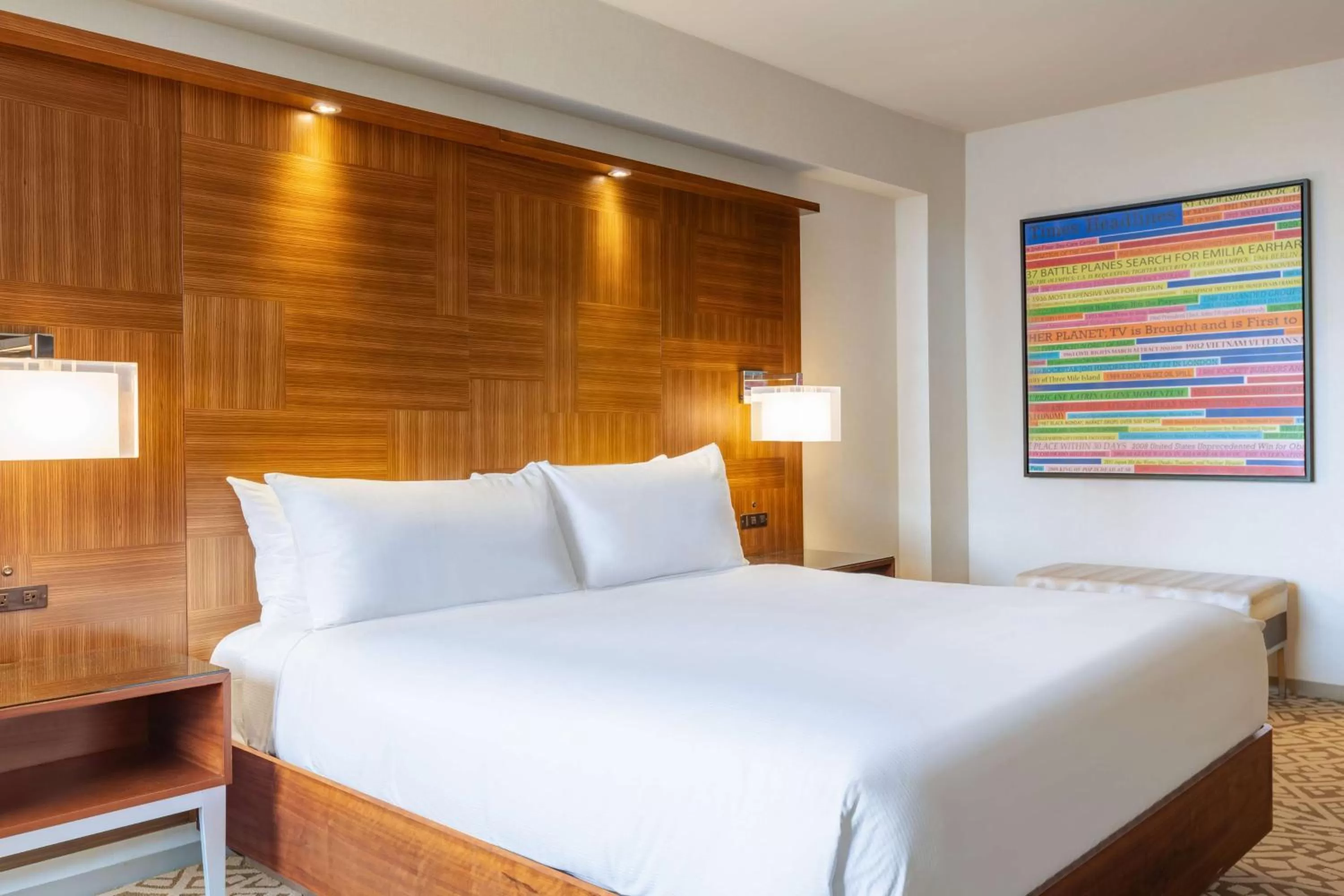 Bed in Hilton New York Times Square