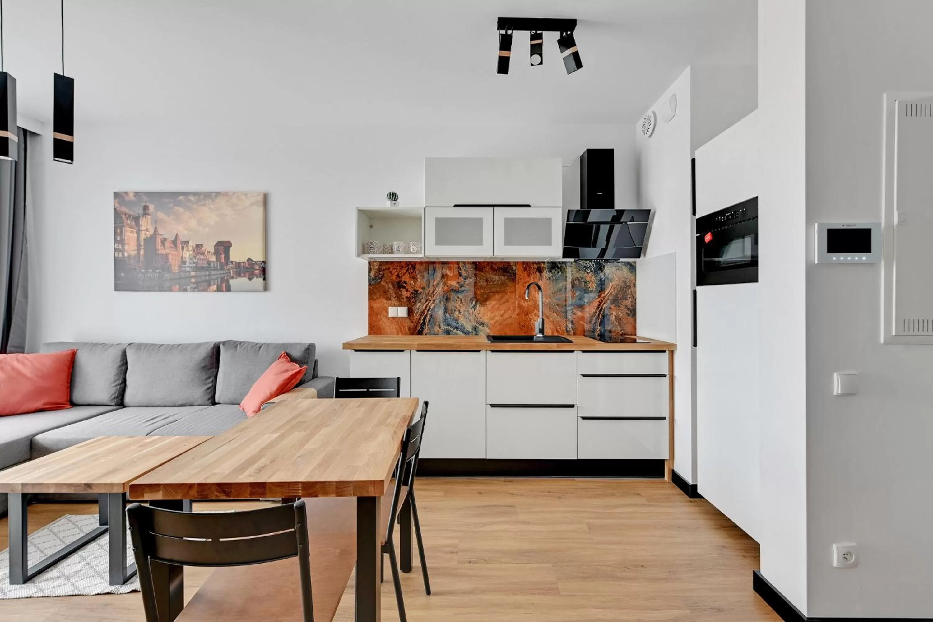 Kitchen or kitchenette in RentPlanet - Apartamenty Chlebova