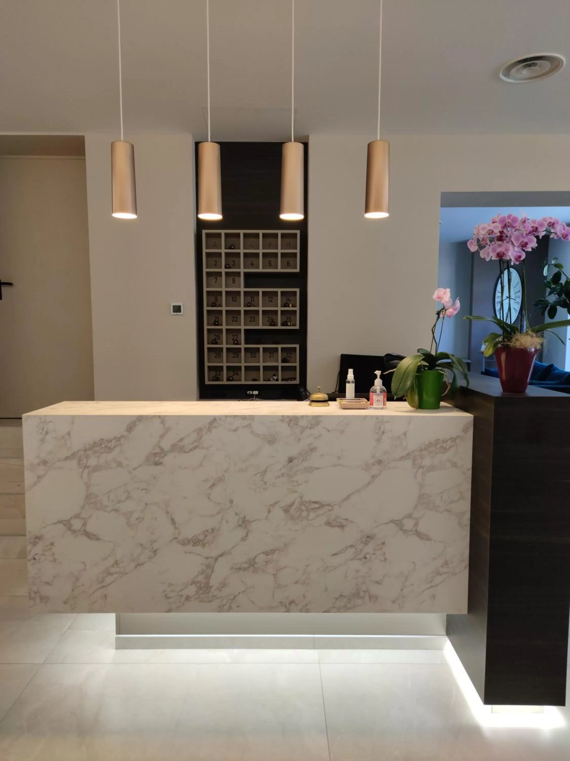 Lobby or reception in Hotel Emiliana