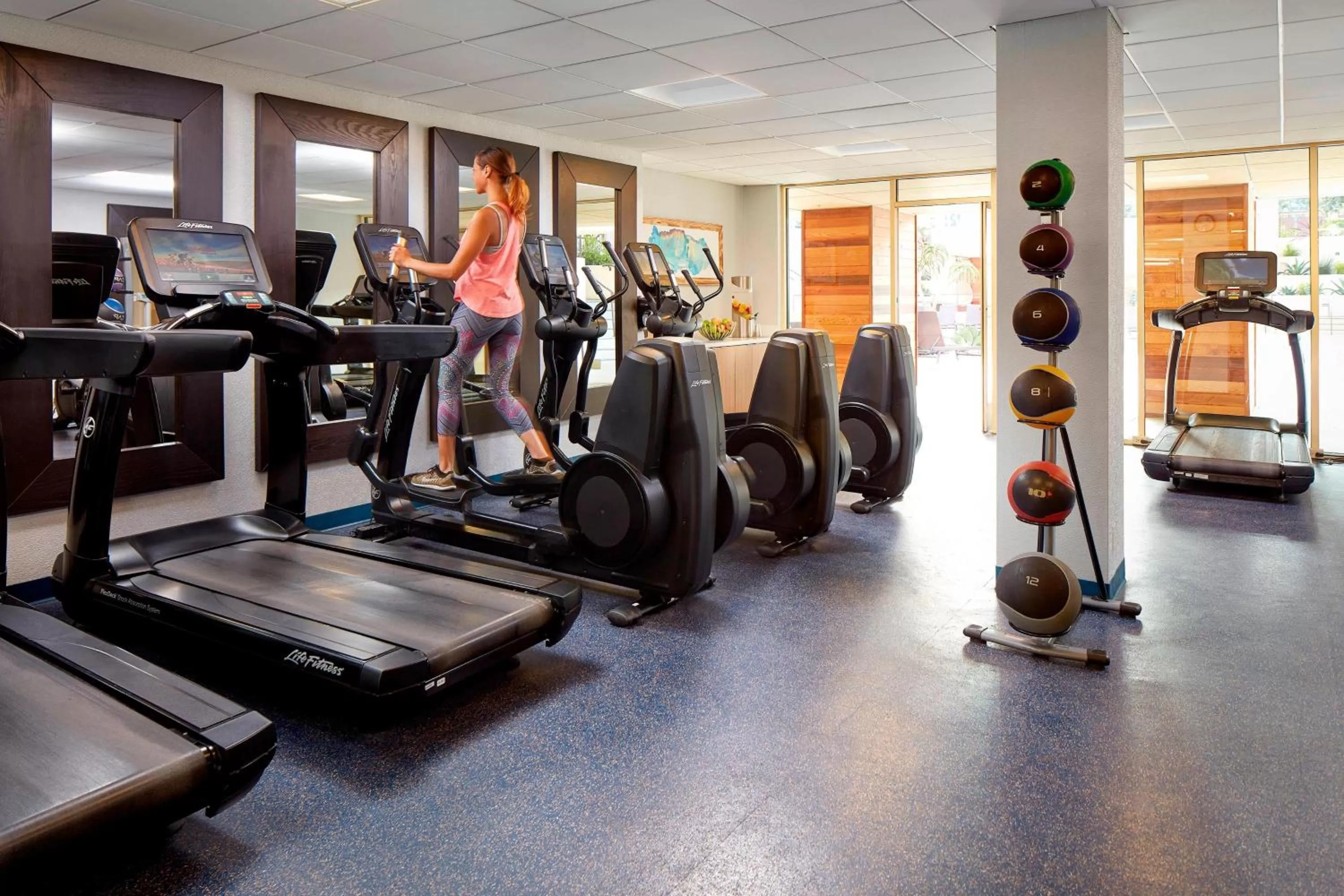 Fitness centre/facilities in San Diego Marriott Mission Valley