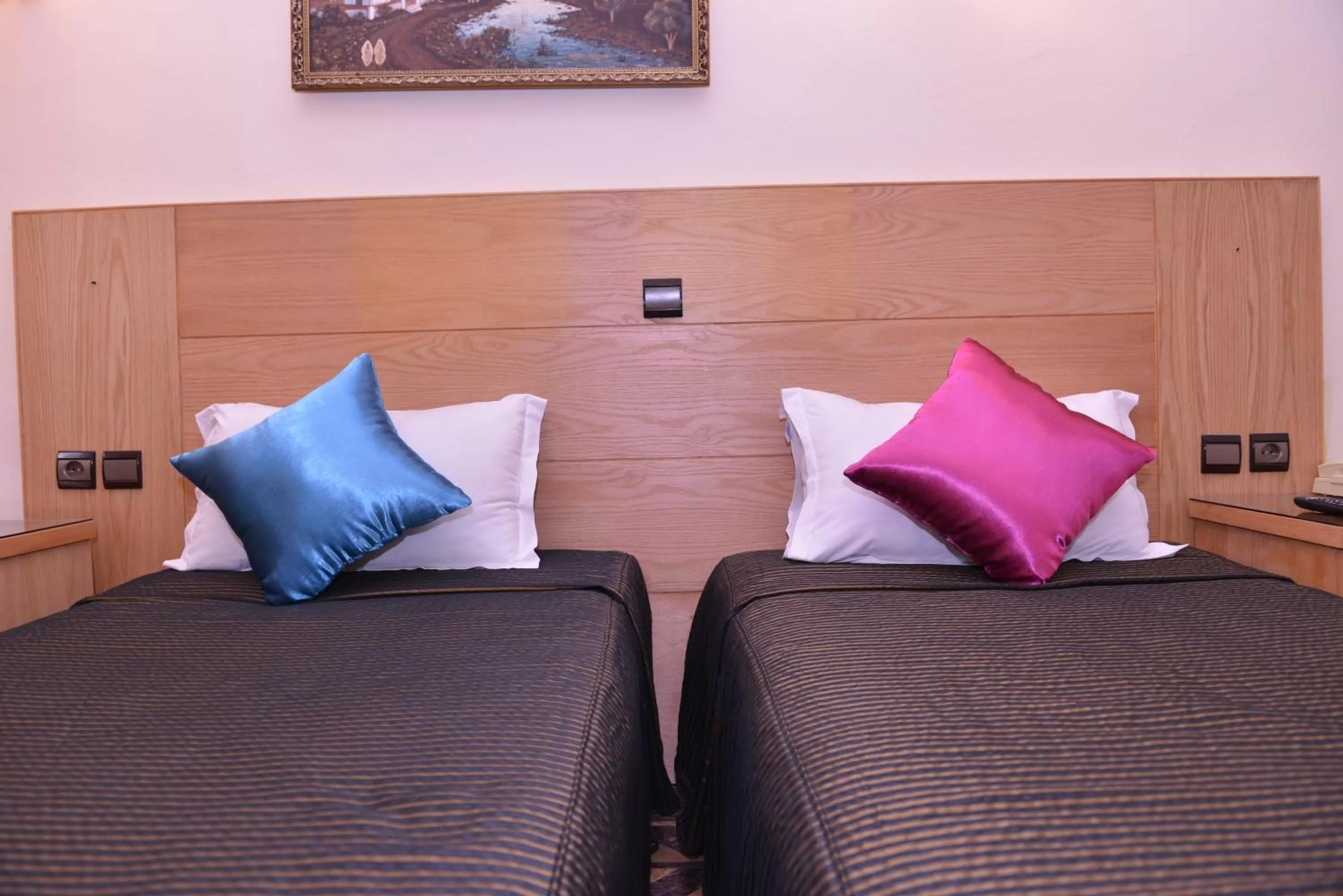 Decorative detail, Bed in Hotel Continental