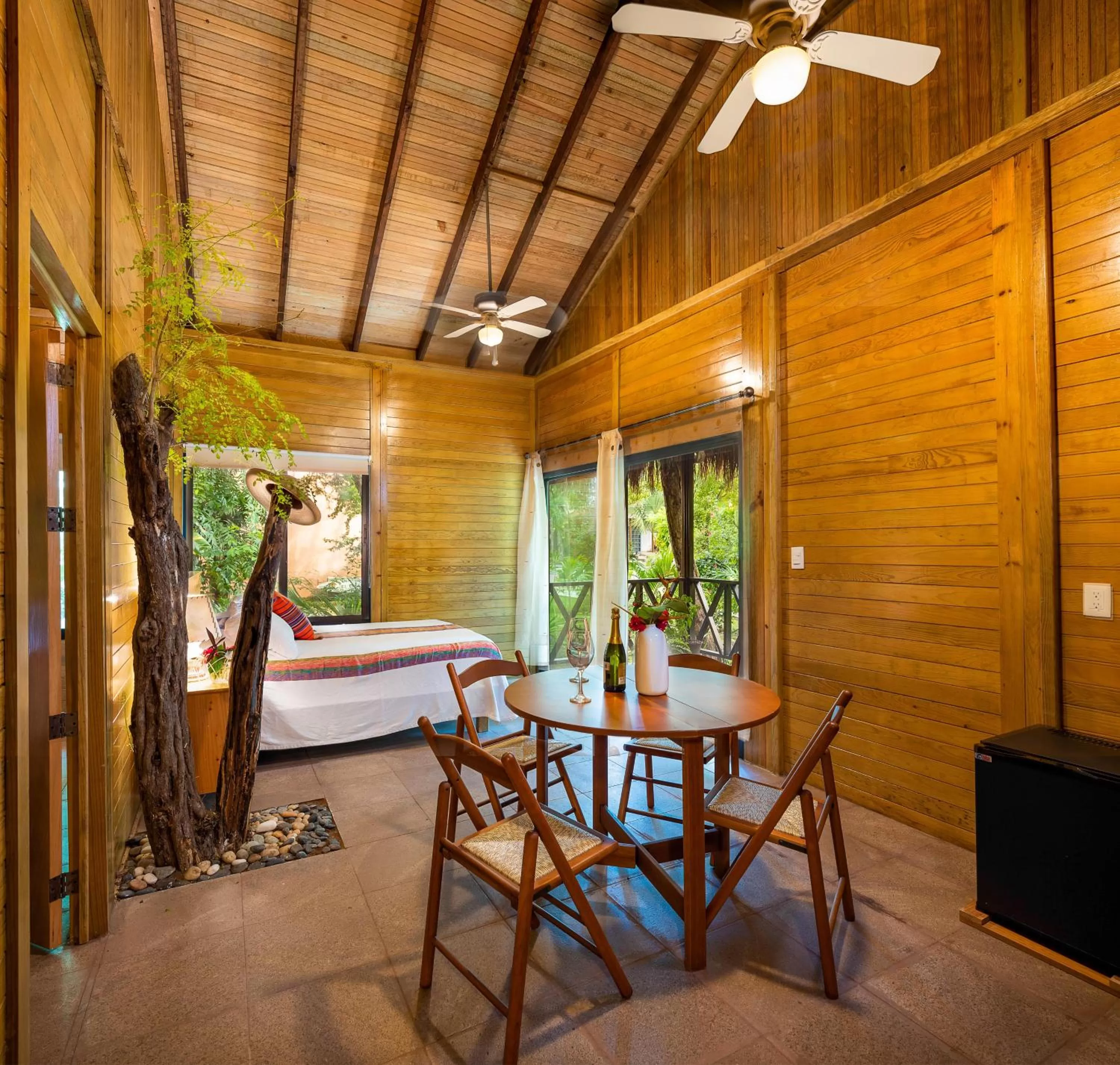 Living room in Villas El Encanto Cozumel