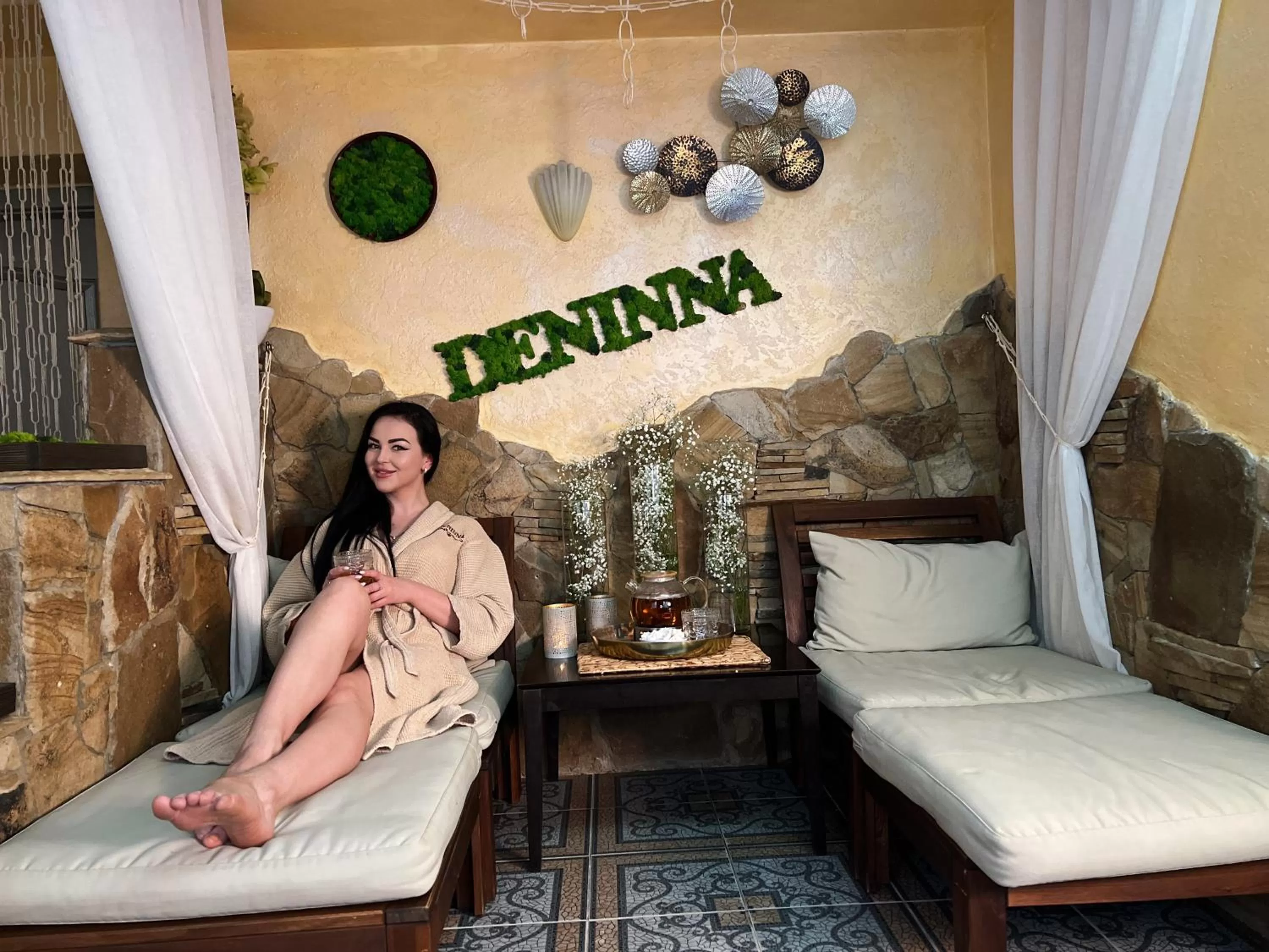 Steam room in Hotel & Spa DENINNA