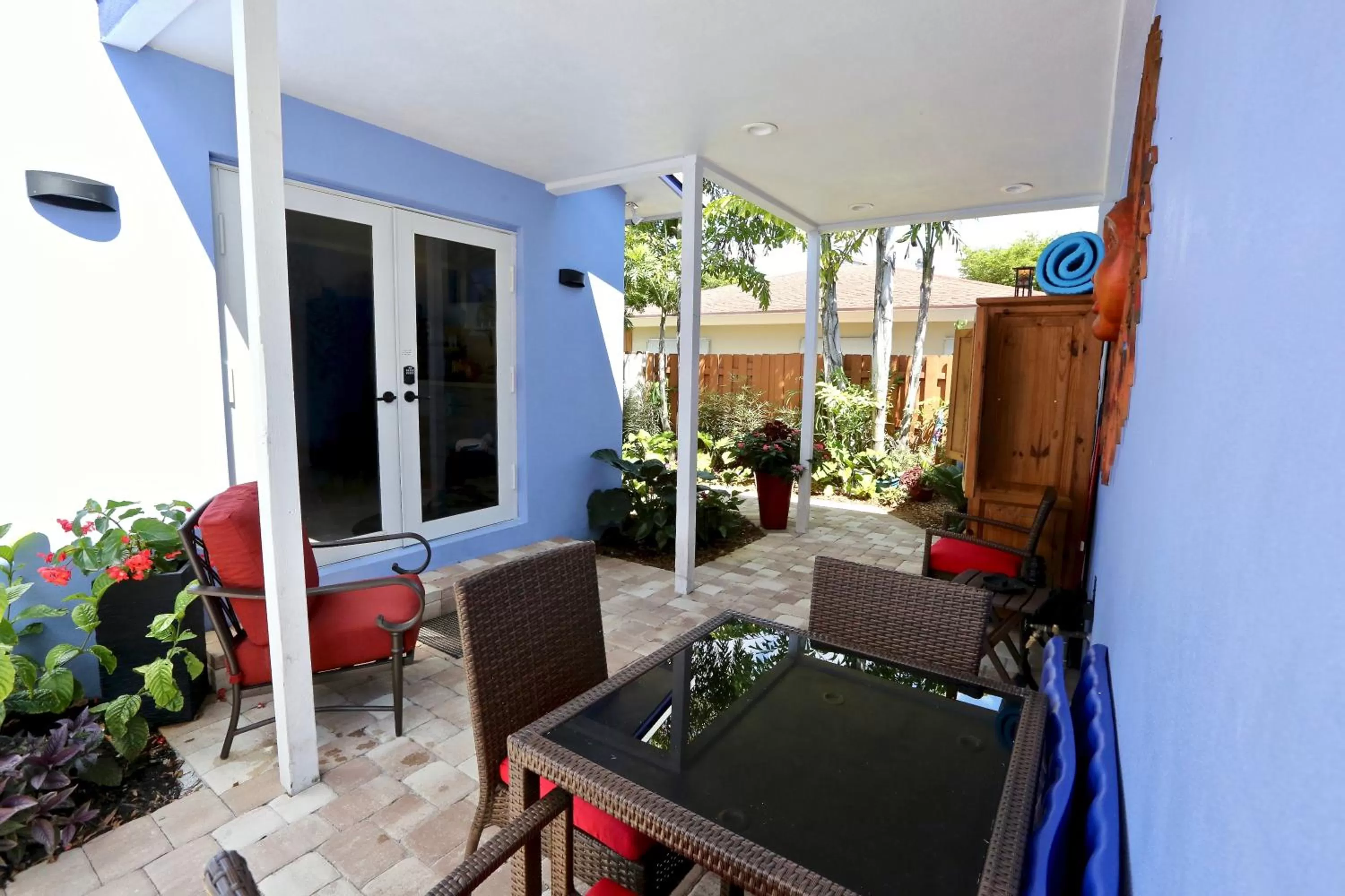 Patio in Fantasy Island Inn, Caters to Men