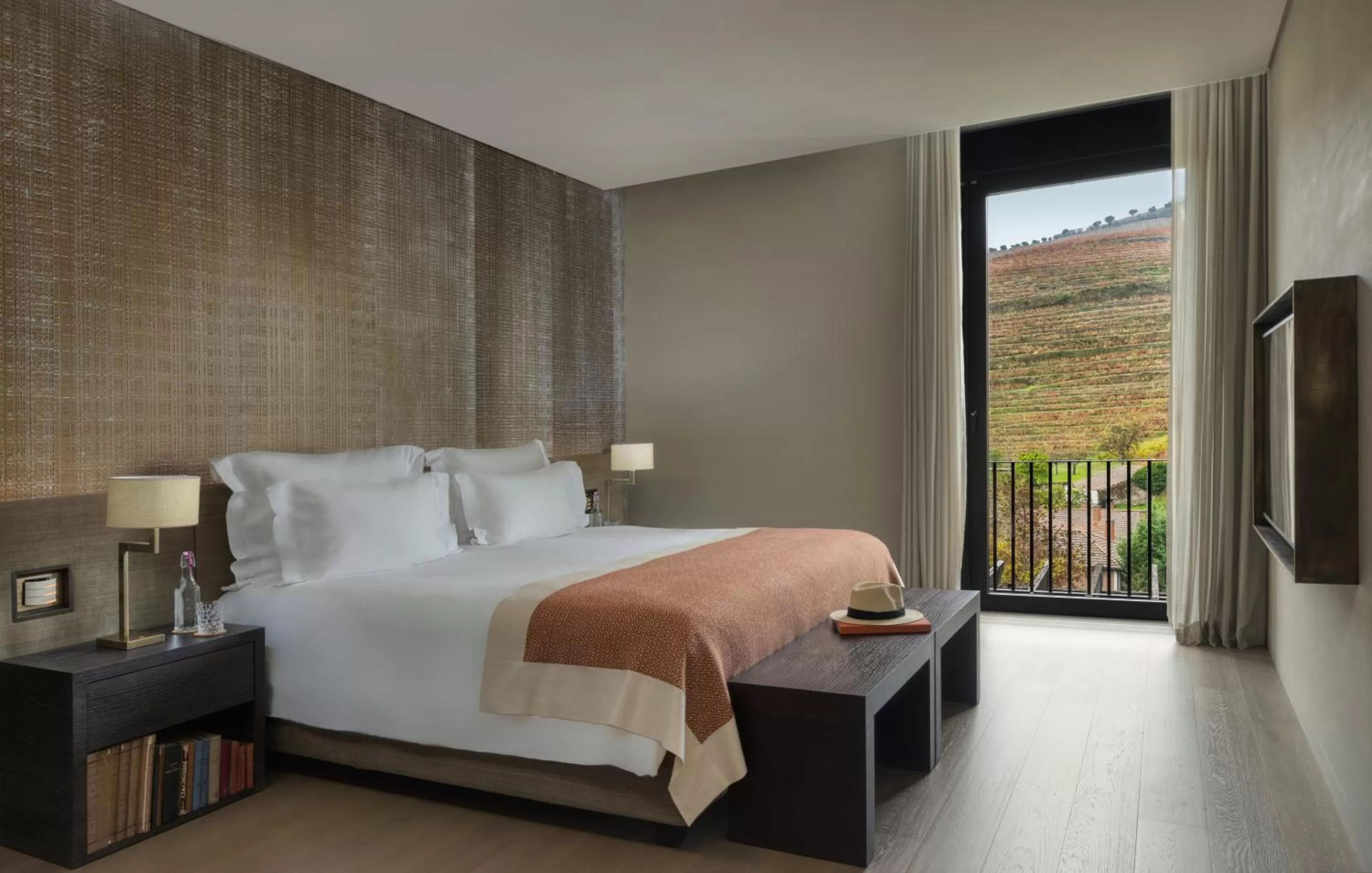 Bed in Six Senses Douro Valley