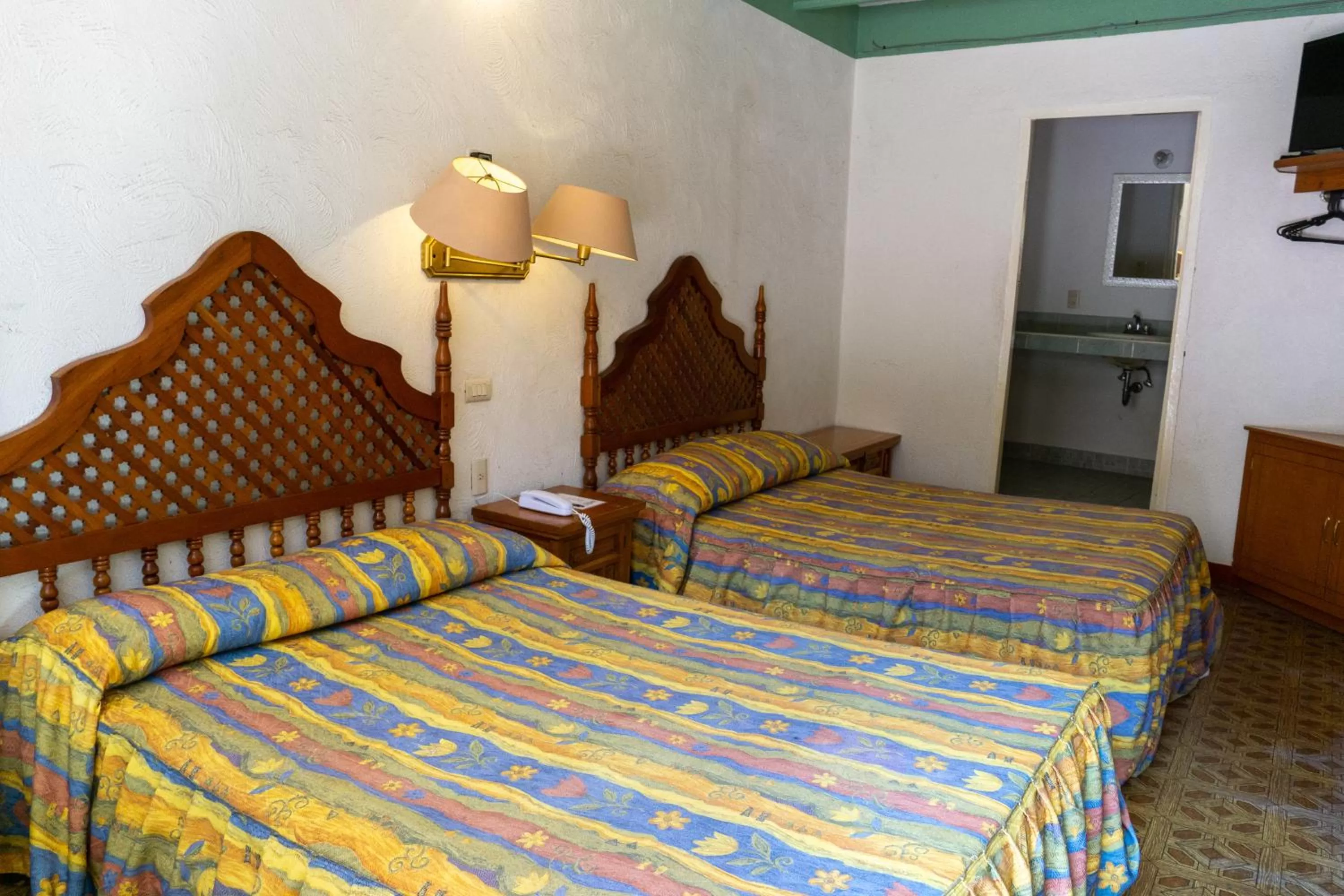 Bed in Hotel Colonial