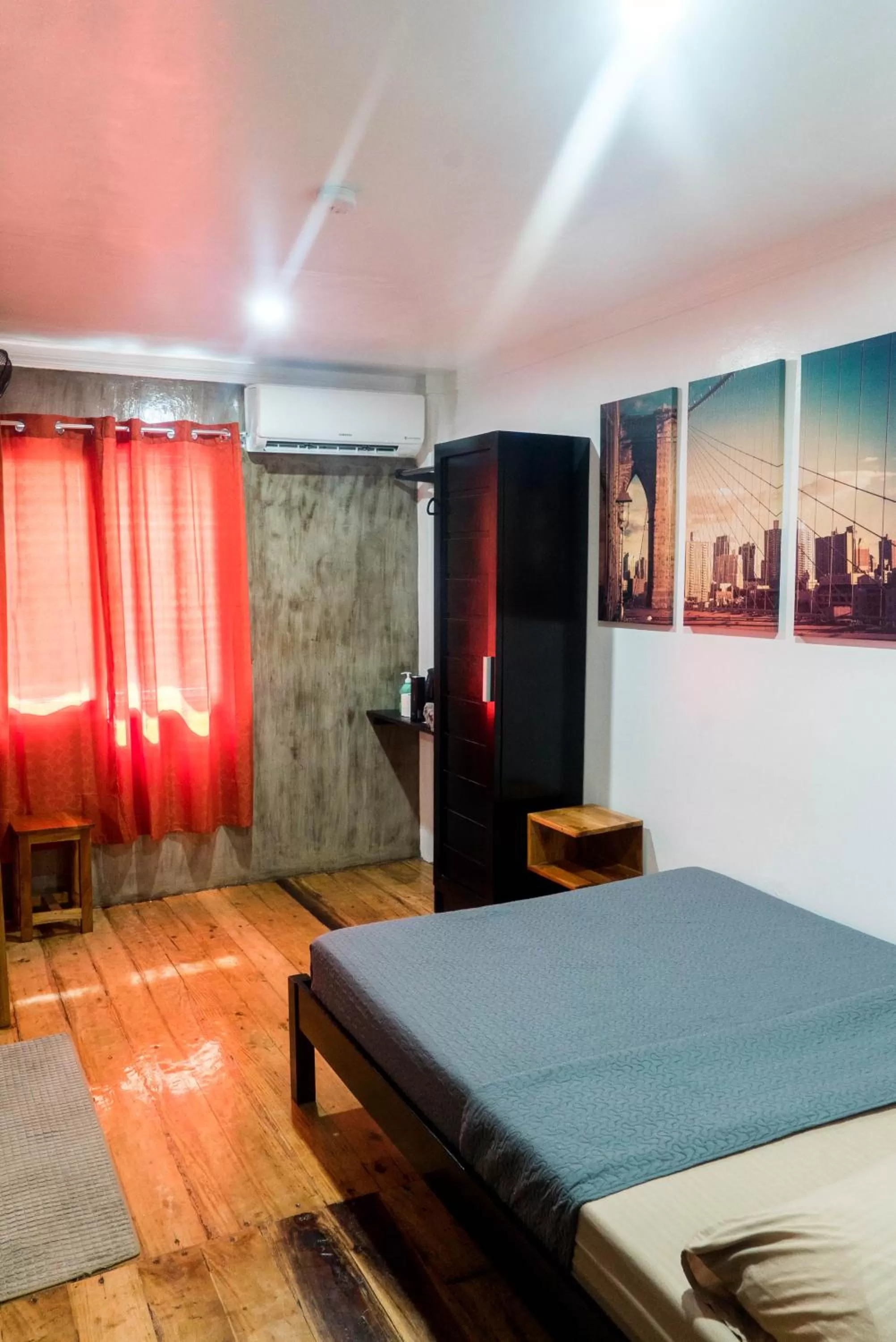 Bed in OKEANOS HOTEL