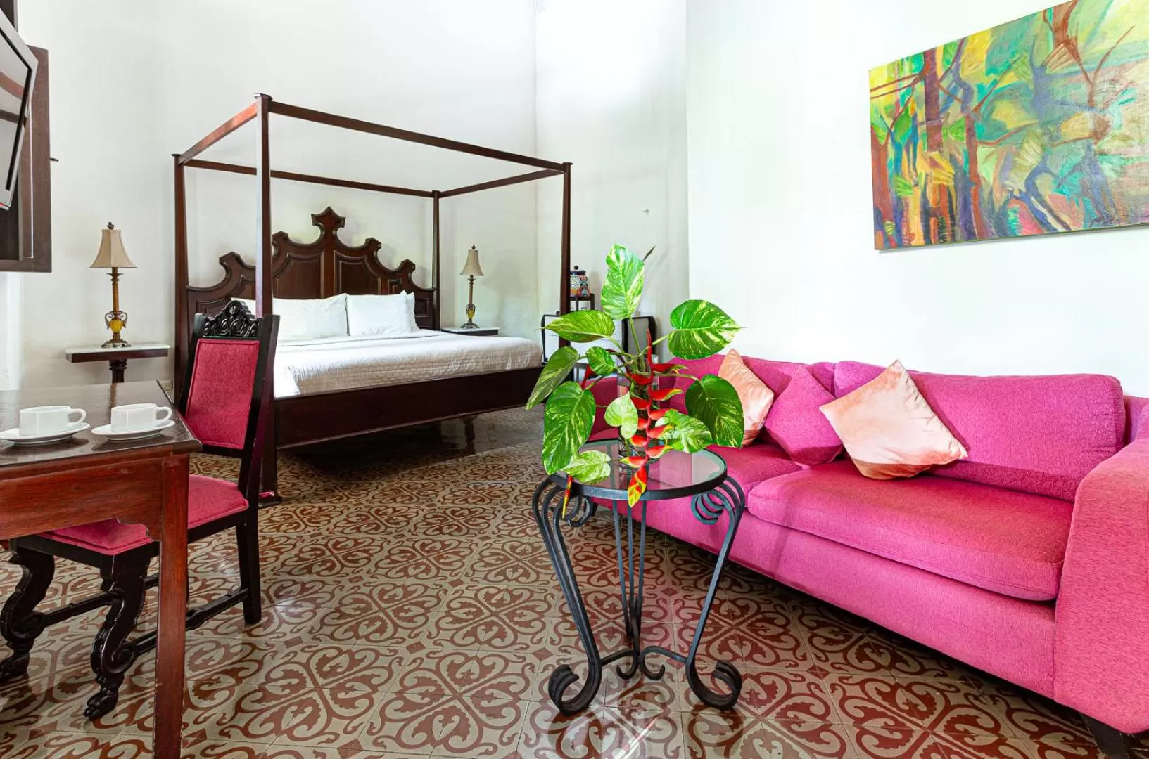 Bed in Villa Merida Boutique Hotel