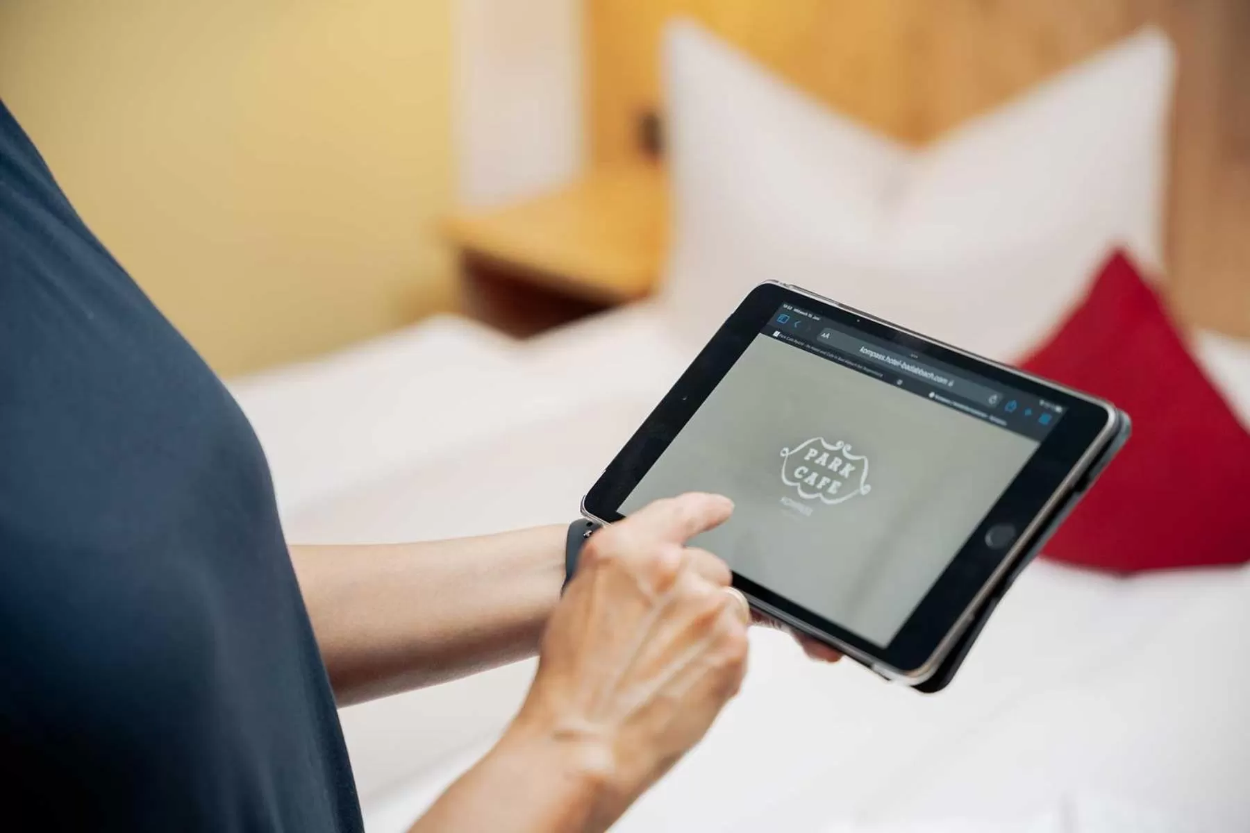 Bed in Hotel Park Cafe Reichl