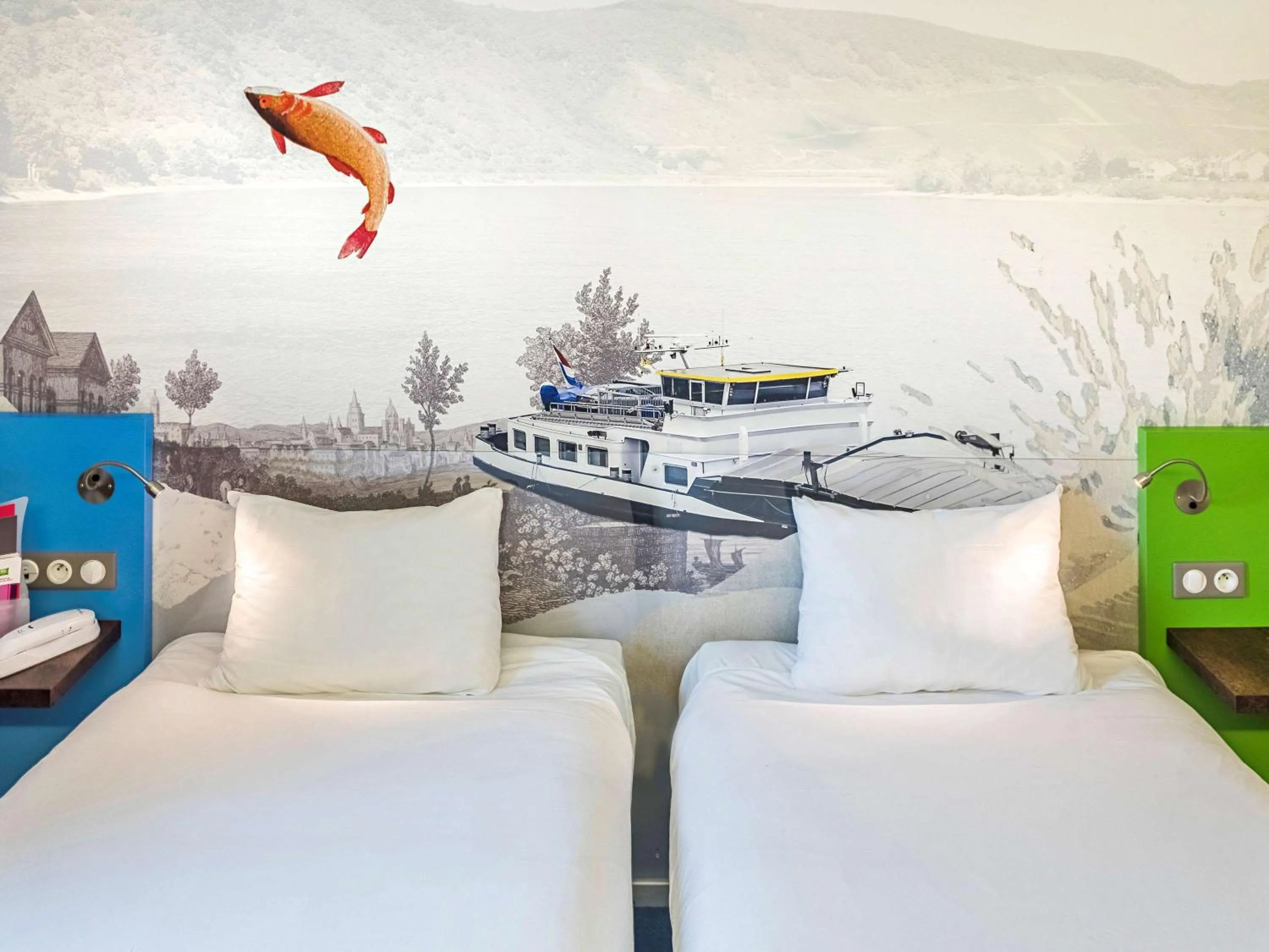 Property building, Bed in ibis Styles Strasbourg Avenue du Rhin