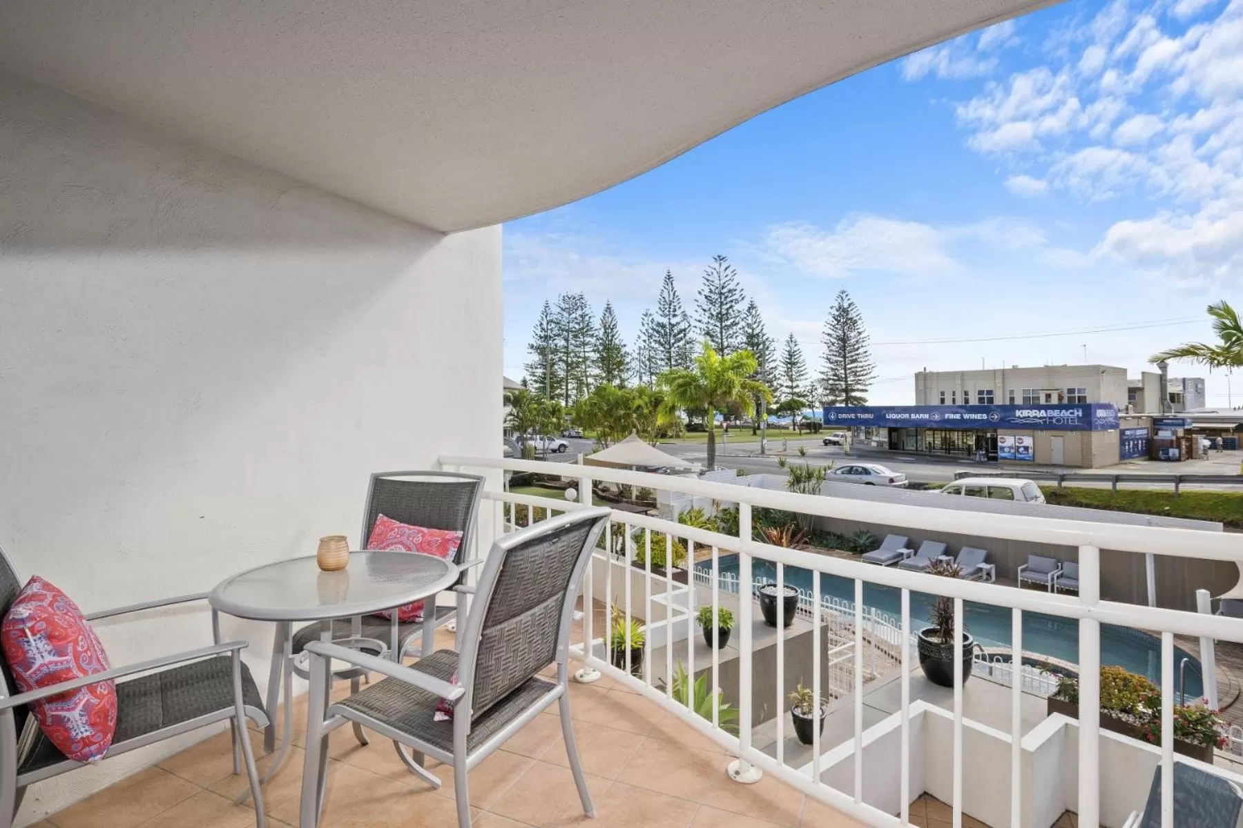Balcony/Terrace in Kirra Palms Holiday Apartments