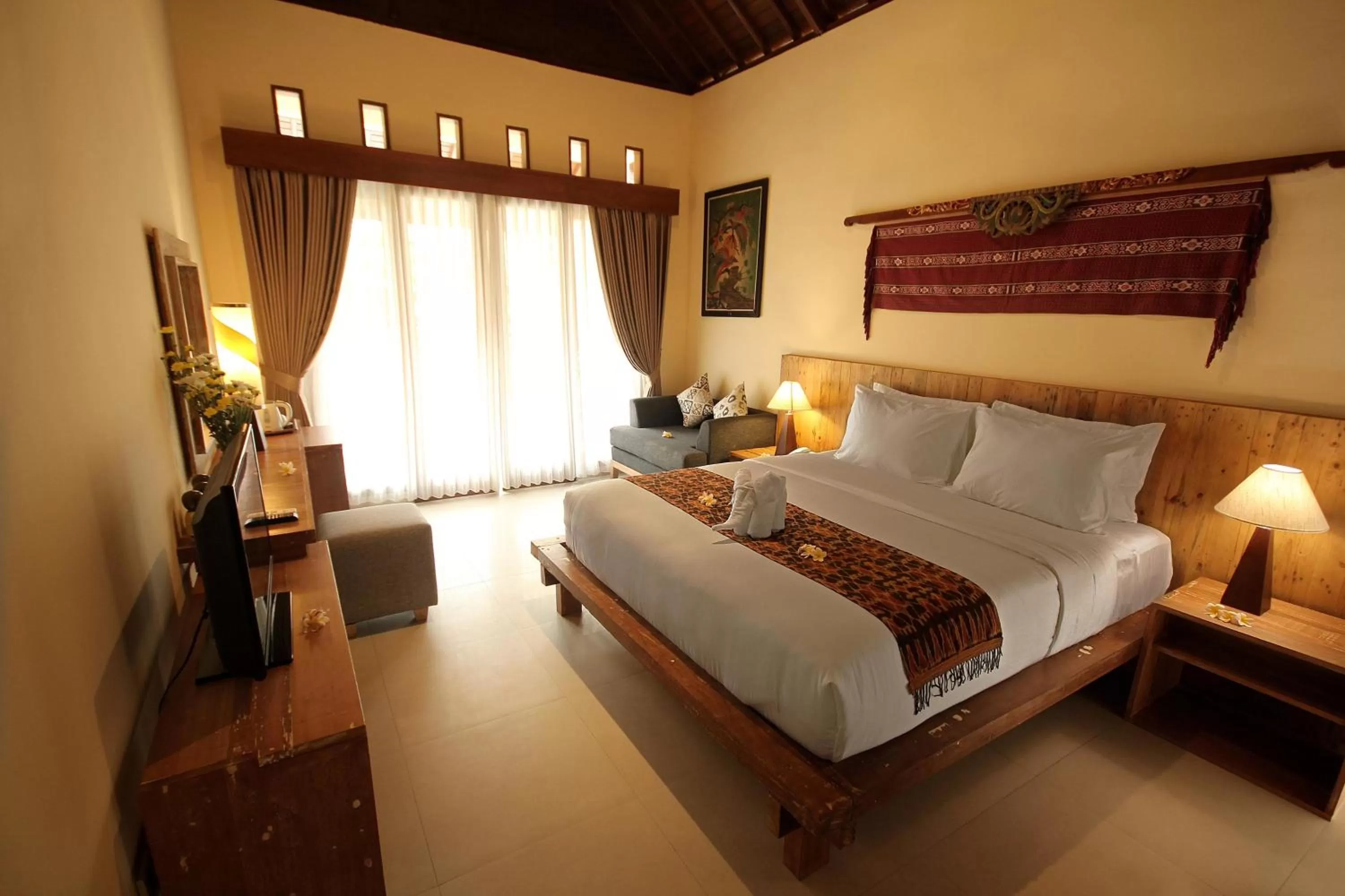 Bed in Mina Pelasa Hotel