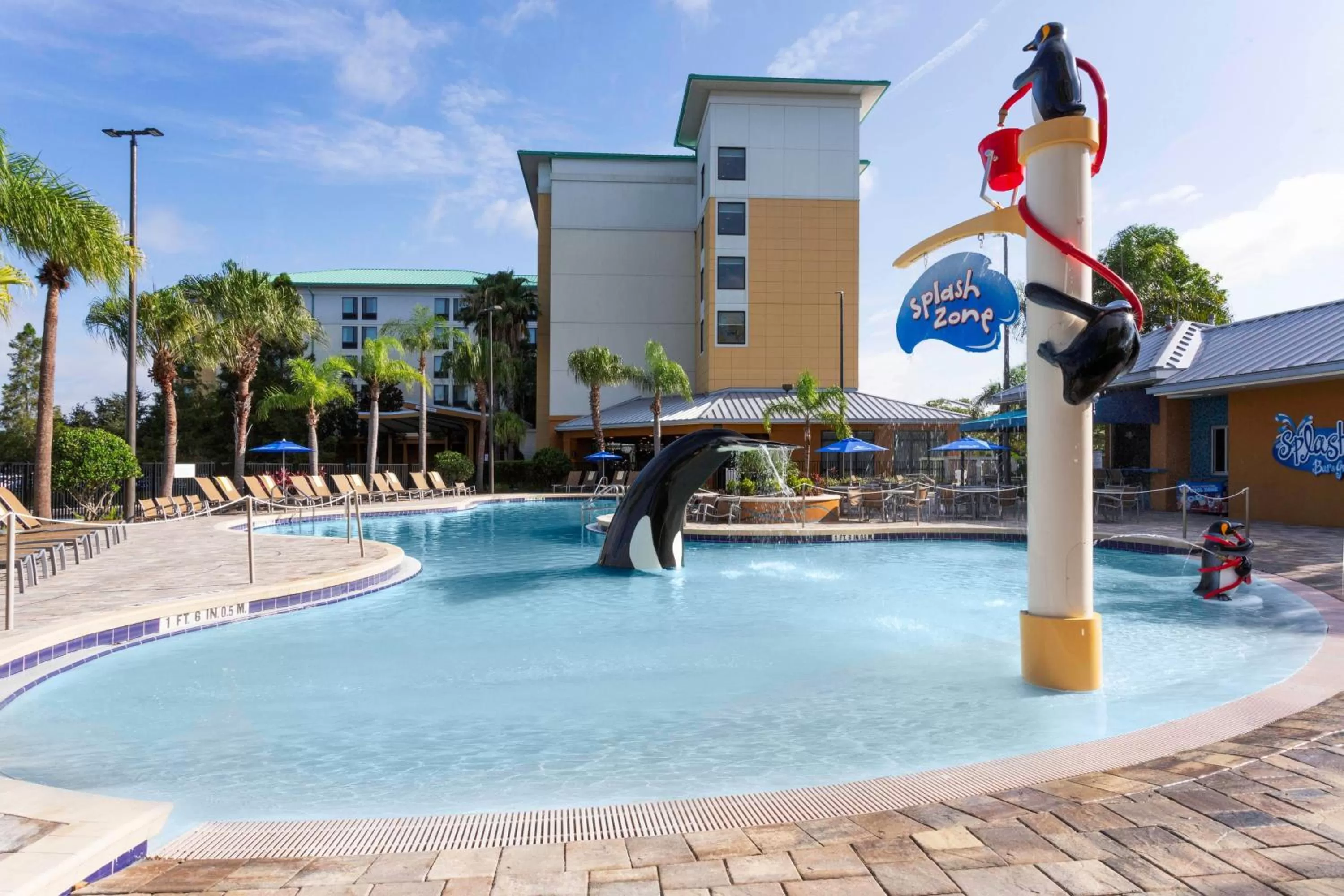 Swimming pool in Fairfield Inn Suites by Marriott Orlando At SeaWorld