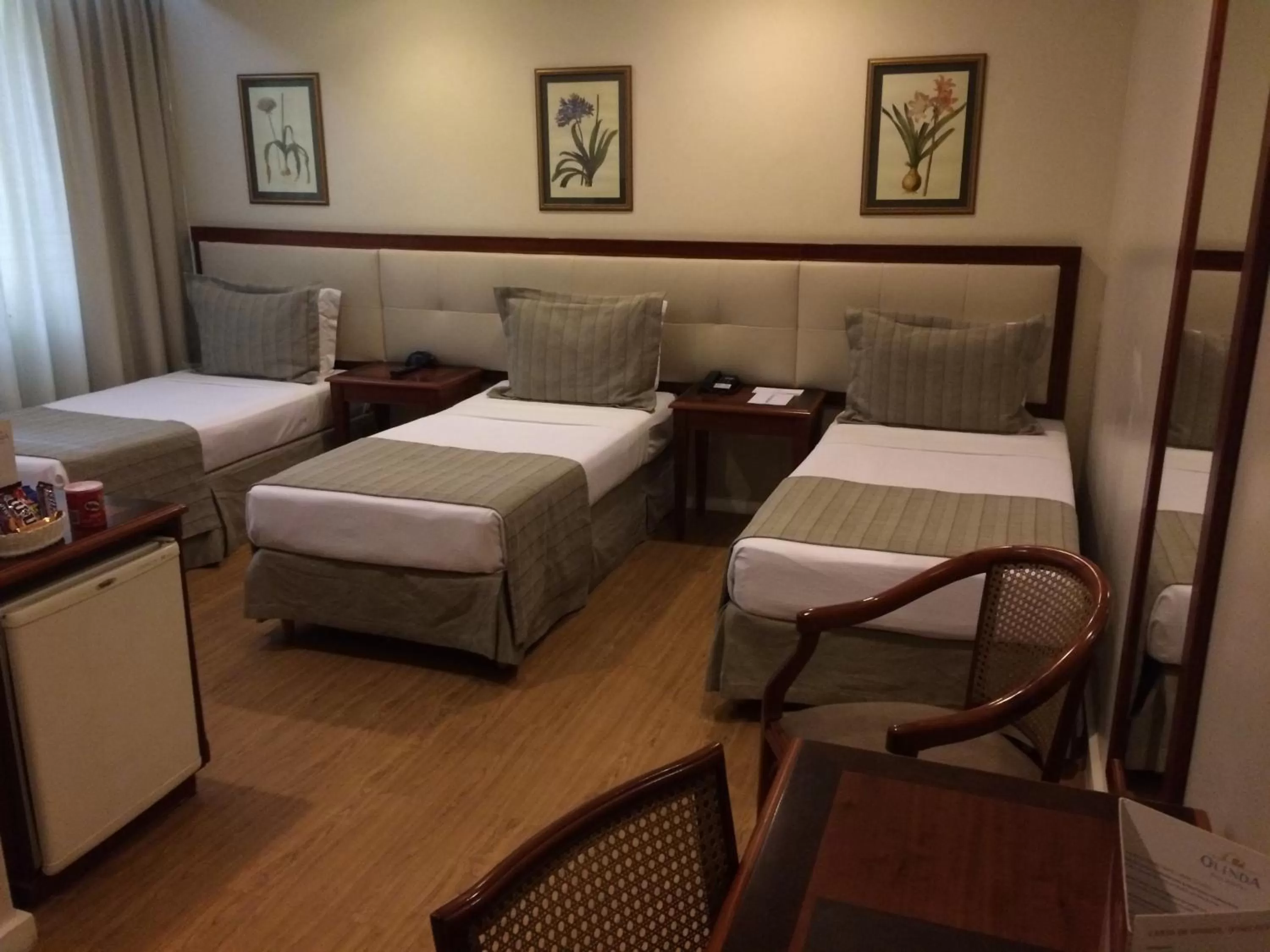 Bed in Olinda Rio Hotel