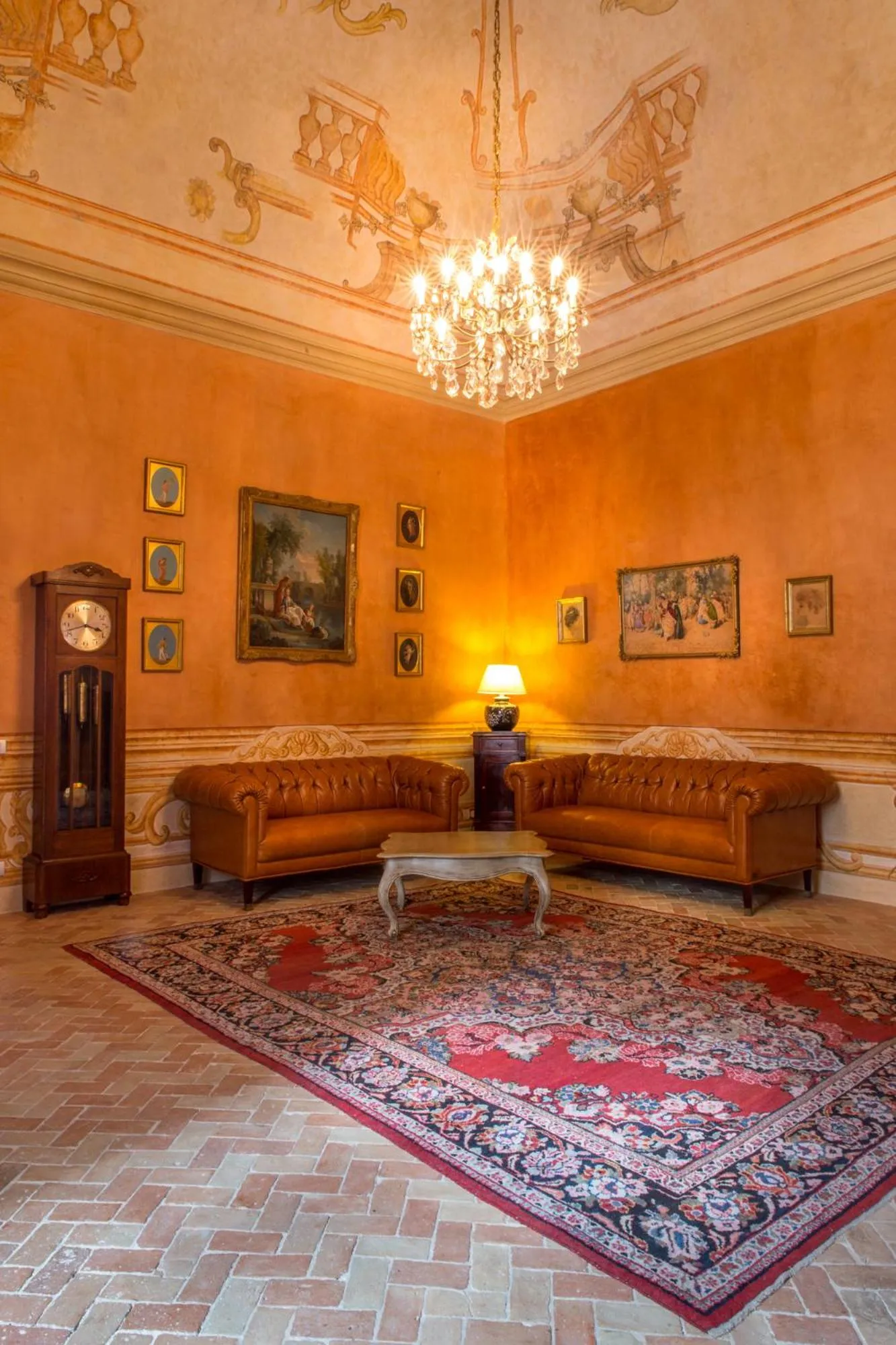 Lobby or reception in Palazzo Viceconte