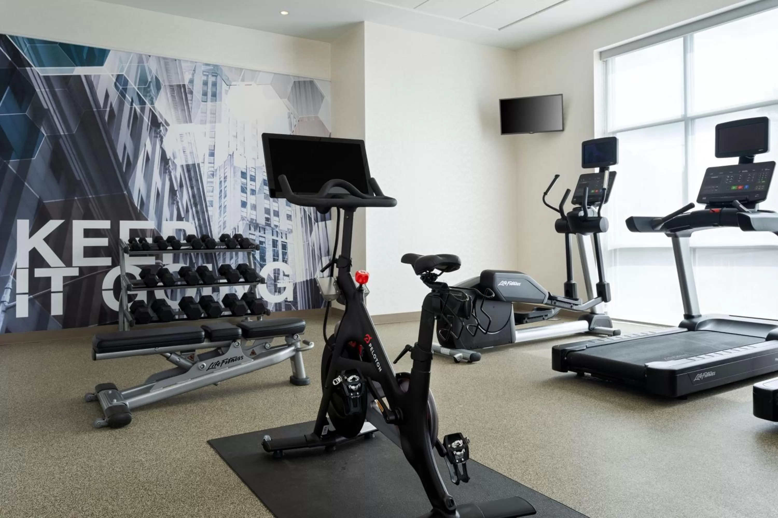Fitness centre/facilities in SpringHill Suites by Marriott Pittsburgh Mt. Lebanon