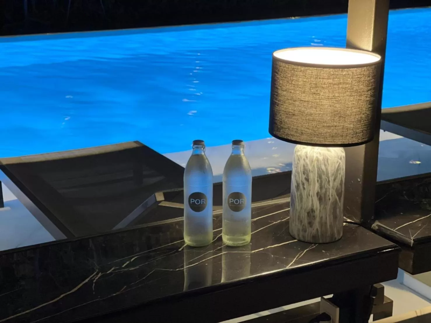 Pool view in POR Santitham