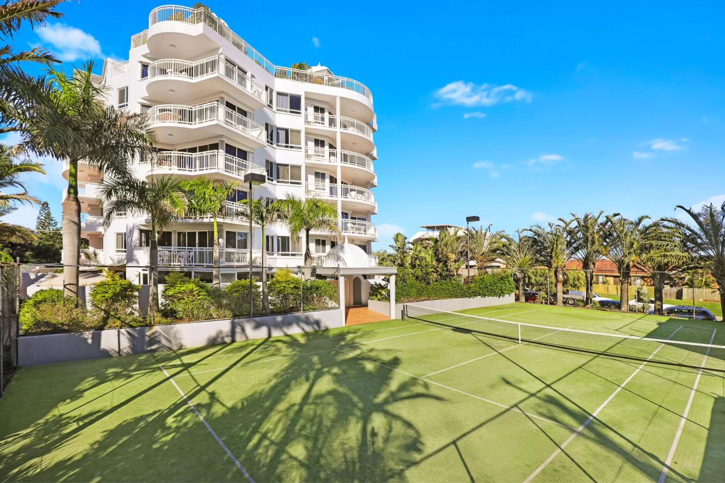 Tennis court in Beachside Resort Kawana Waters