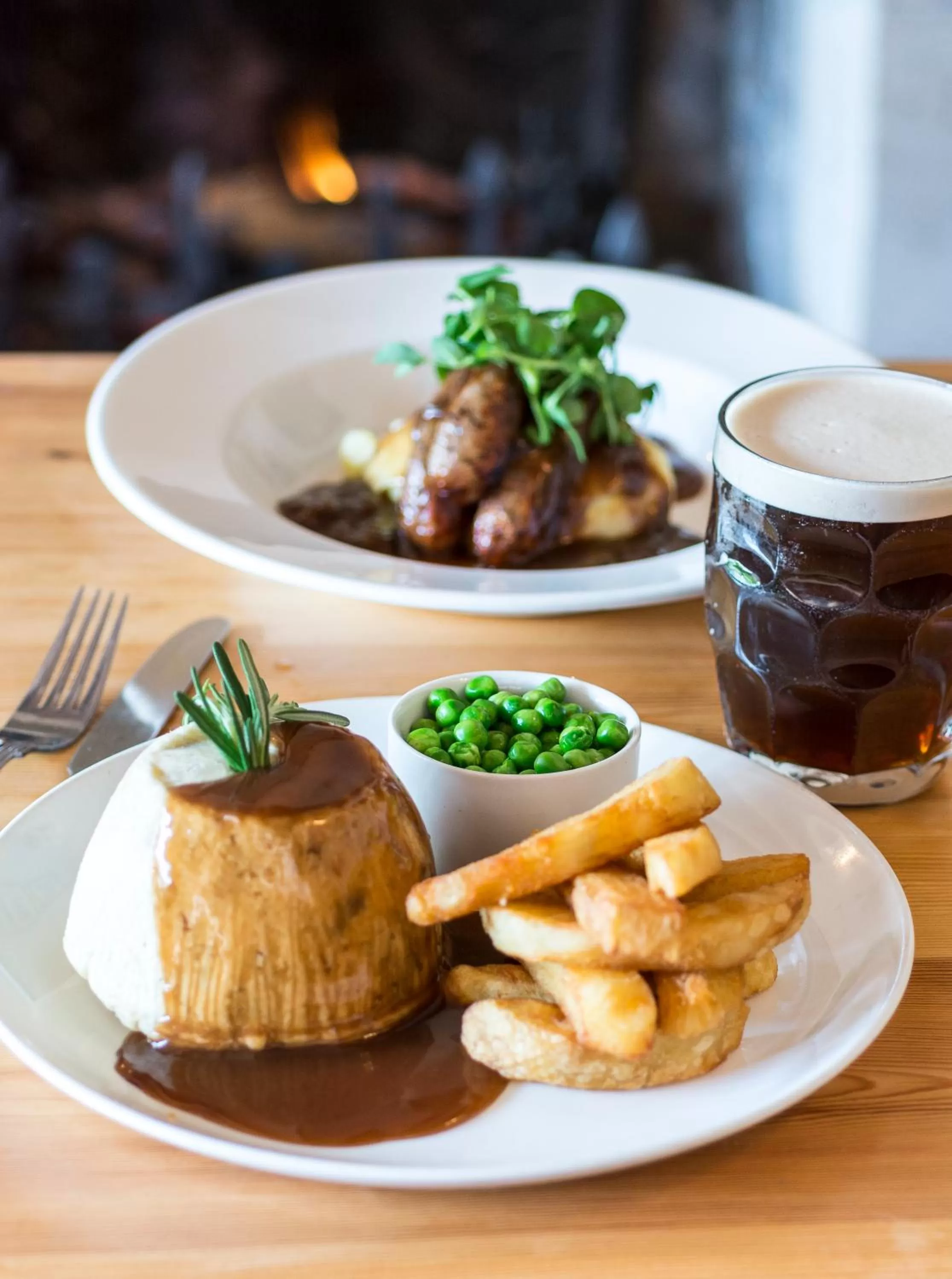 Food close-up in The Old Hall Inn