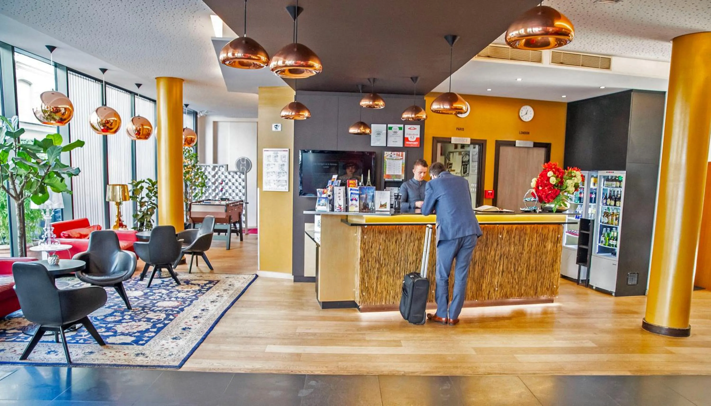 Lobby or reception in Hôtel Hor Europe