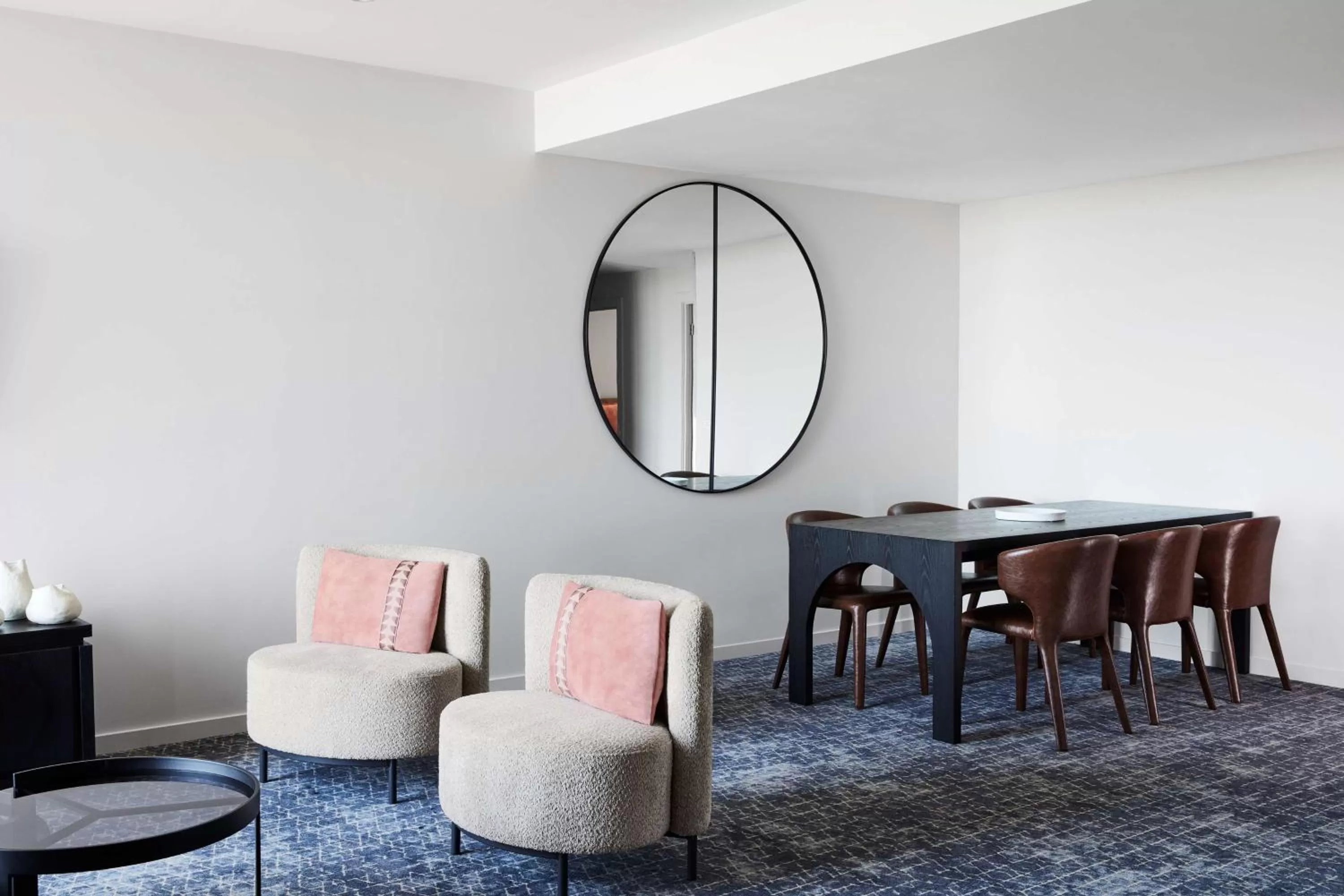 Seating area in Adina Apartment Hotel Melbourne Flinders Street