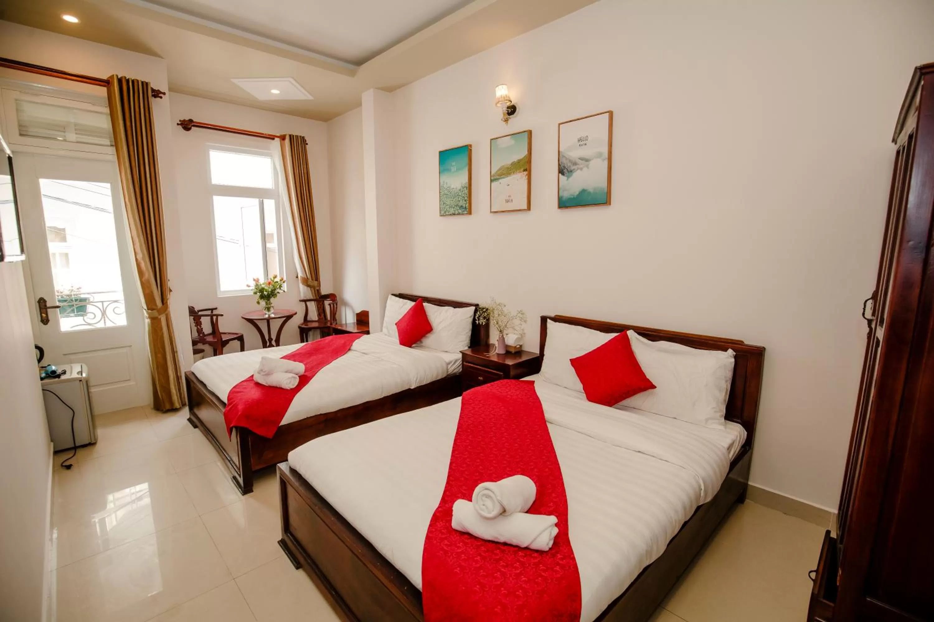 Bed in Conico Đà Lạt Hotel