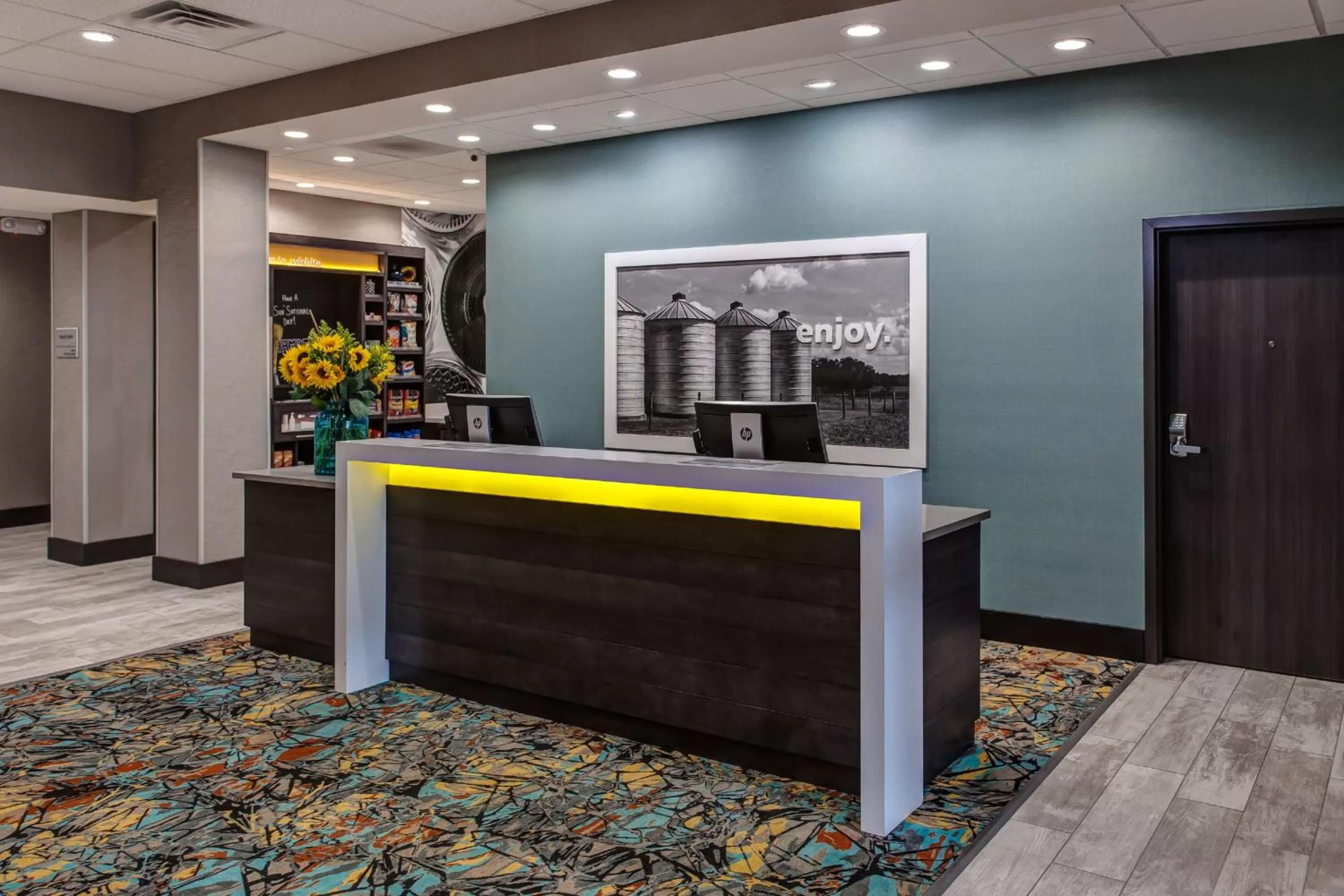Lobby or reception in Hampton Inn & Suites-Wichita/Airport, KS
