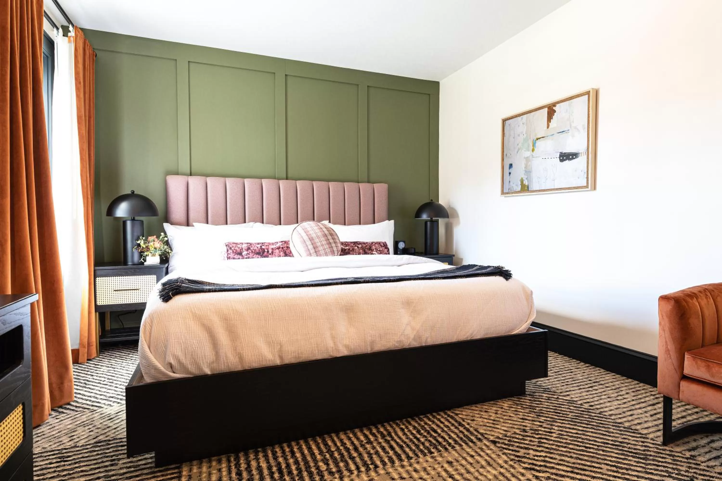 Bed in Hotel Thaxter