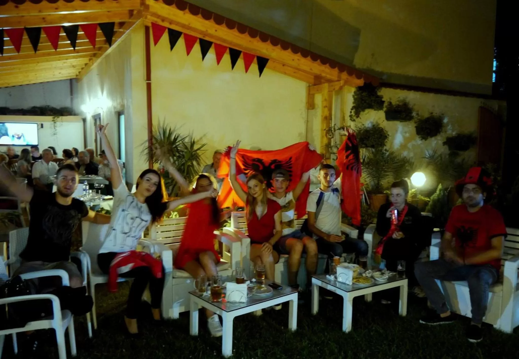 Evening entertainment in Kruja Hotel