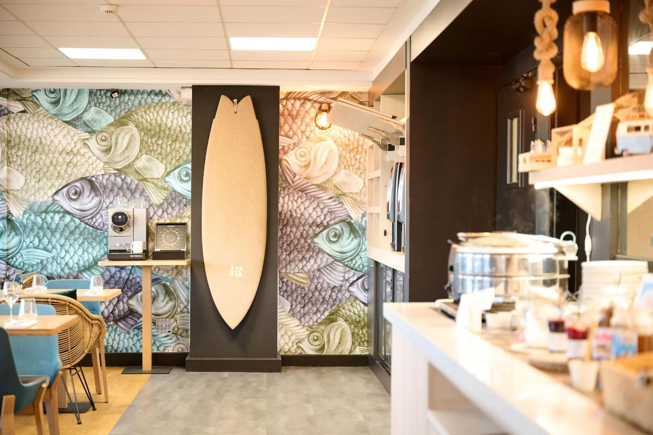 Buffet breakfast in ibis Styles Bordeaux Begles Arena