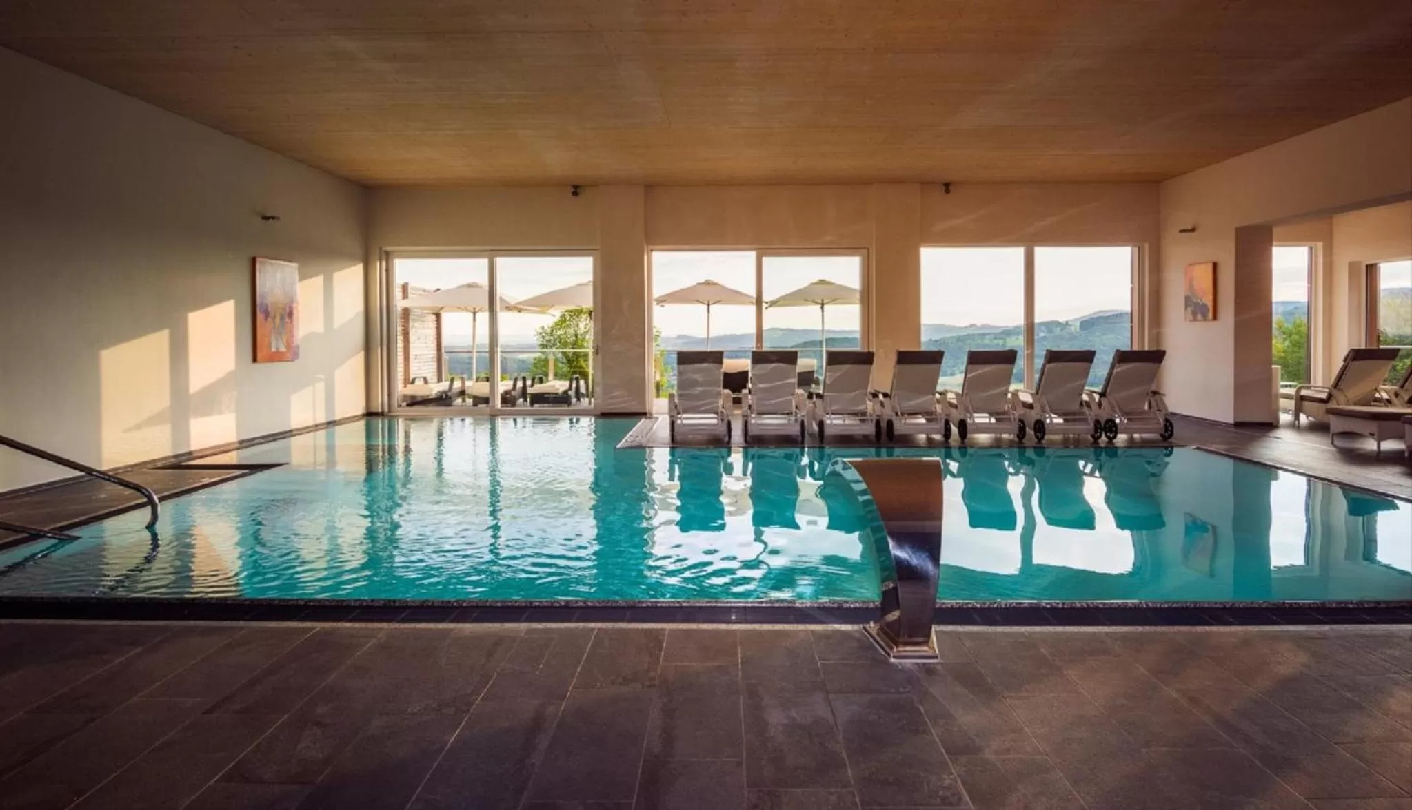 Swimming pool in Thula Wellnesshotel Bayerischer Wald