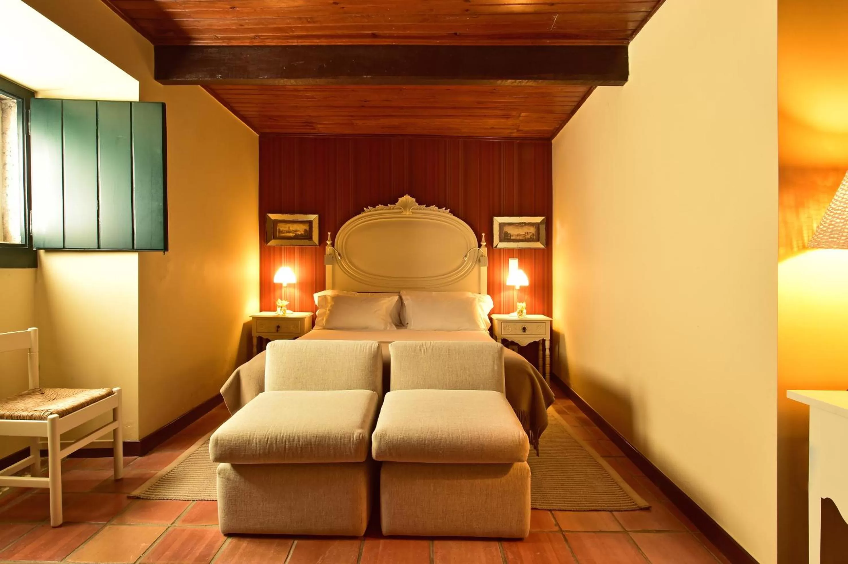 Bed in Pousada Castelo de Obidos