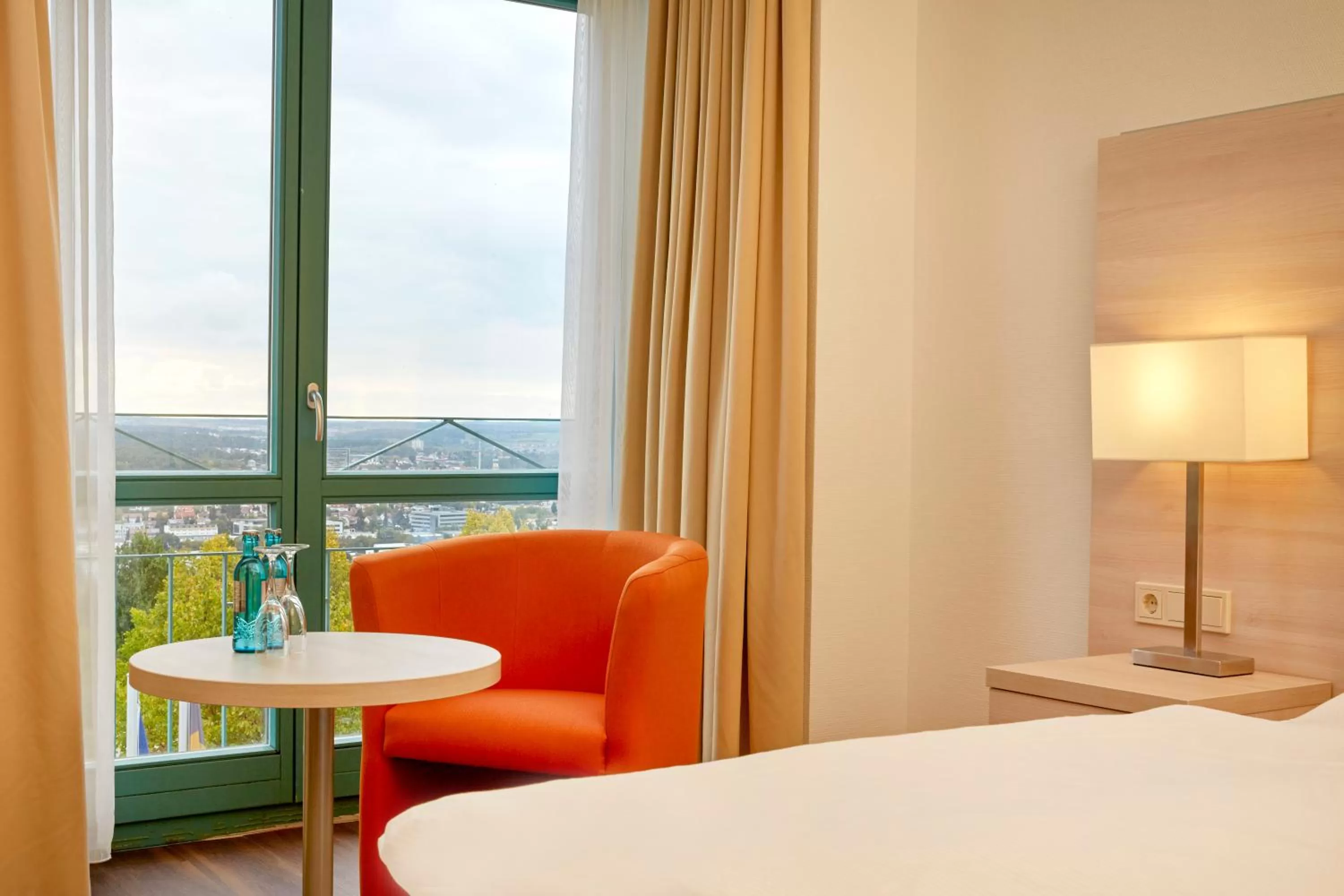 Decorative detail, Bed in H+ Hotel Limes Thermen Aalen