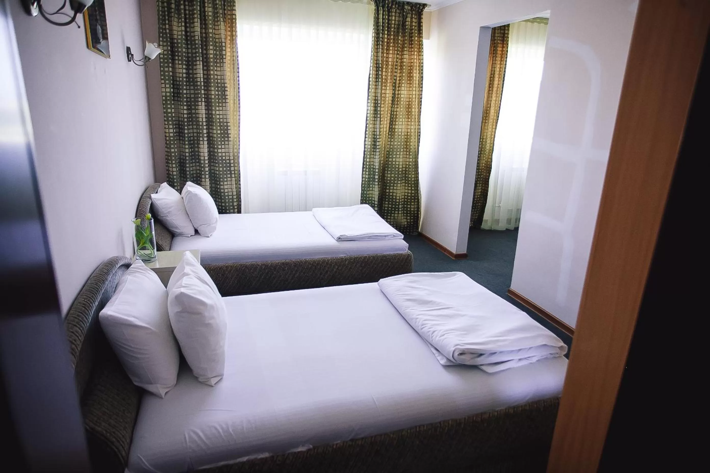 Bed in Aktau Hotel