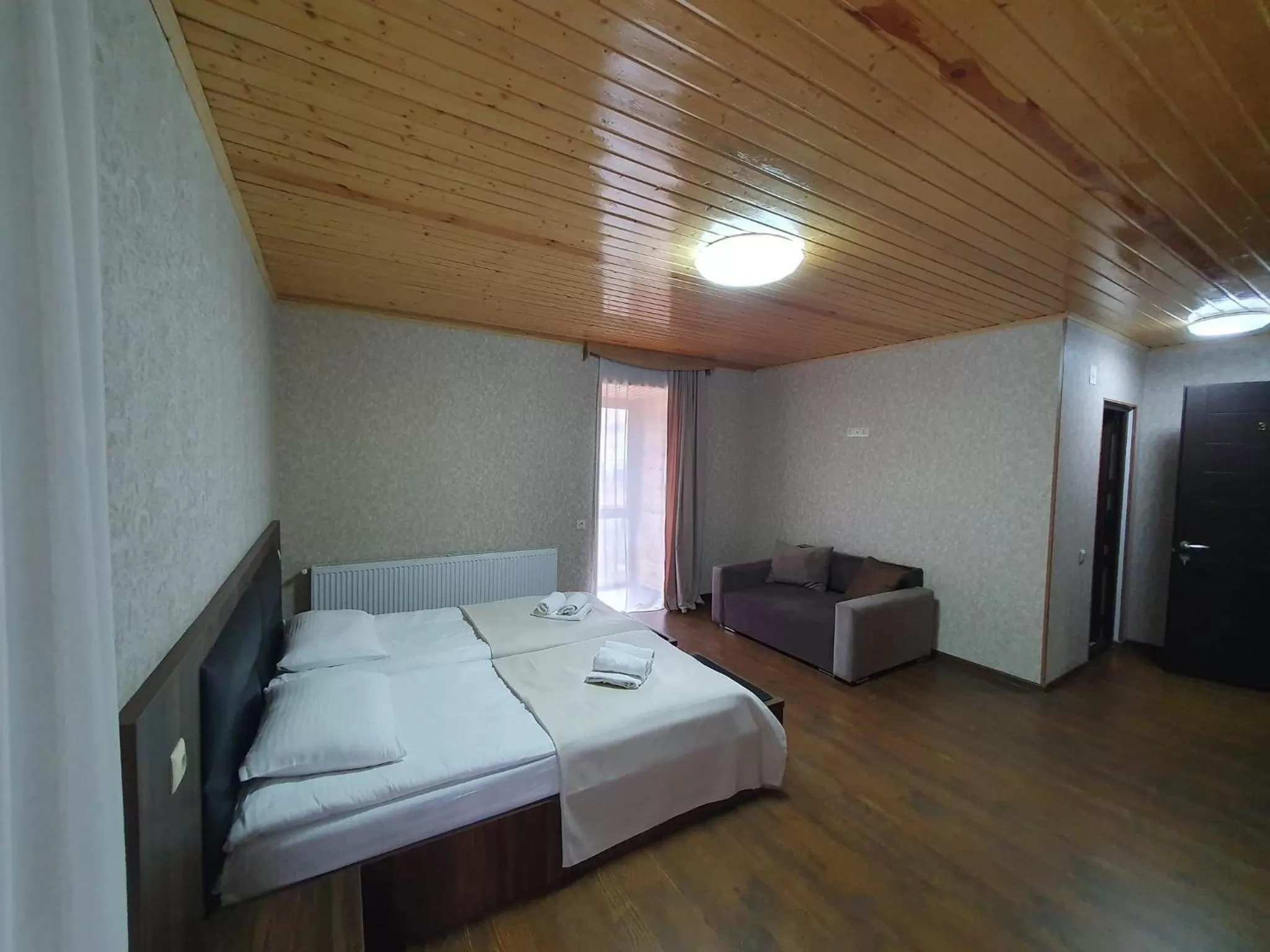 Bed in Hotel Shgedi Mestia