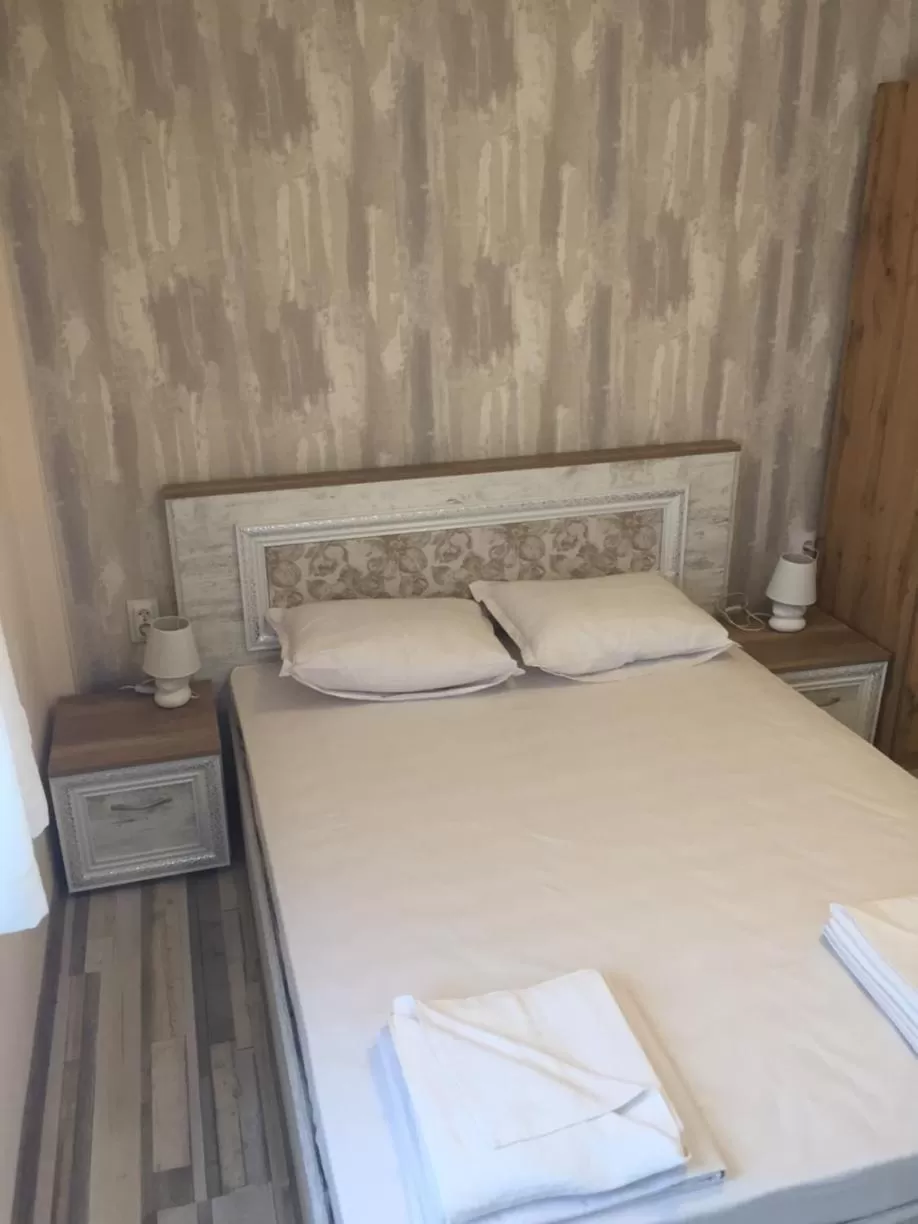 Bed in Family Hotel Malibu