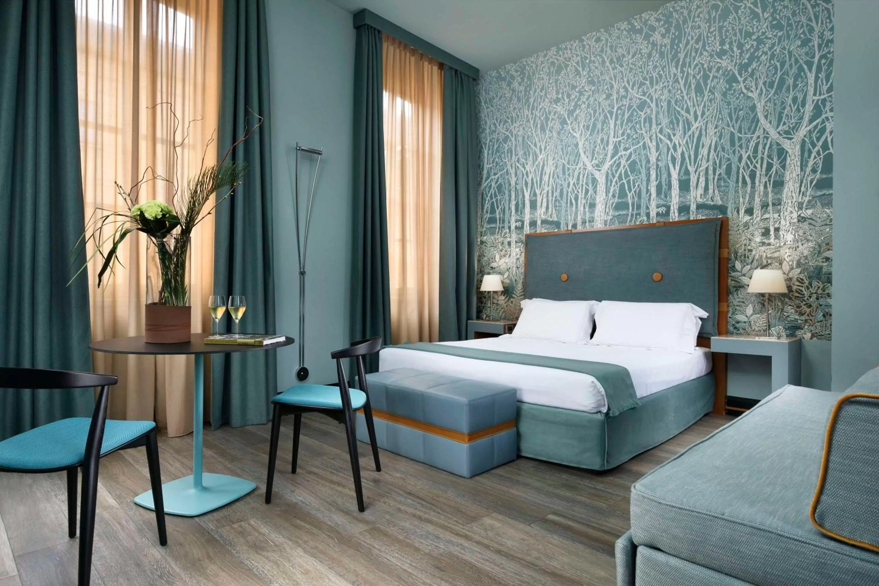 TV and multimedia, Bed in Villa Appiani Hotel