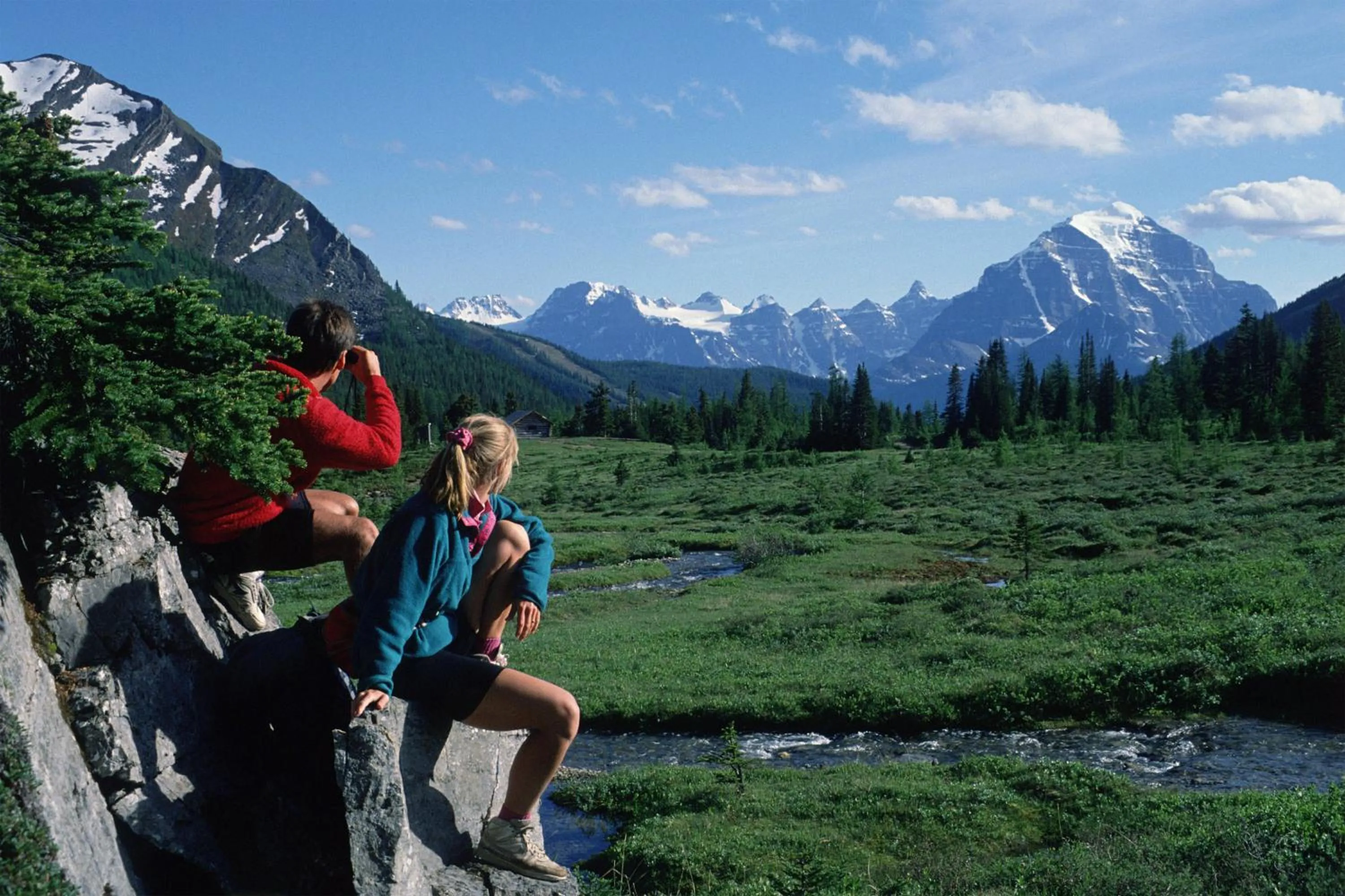 People in Mountaineer Lodge