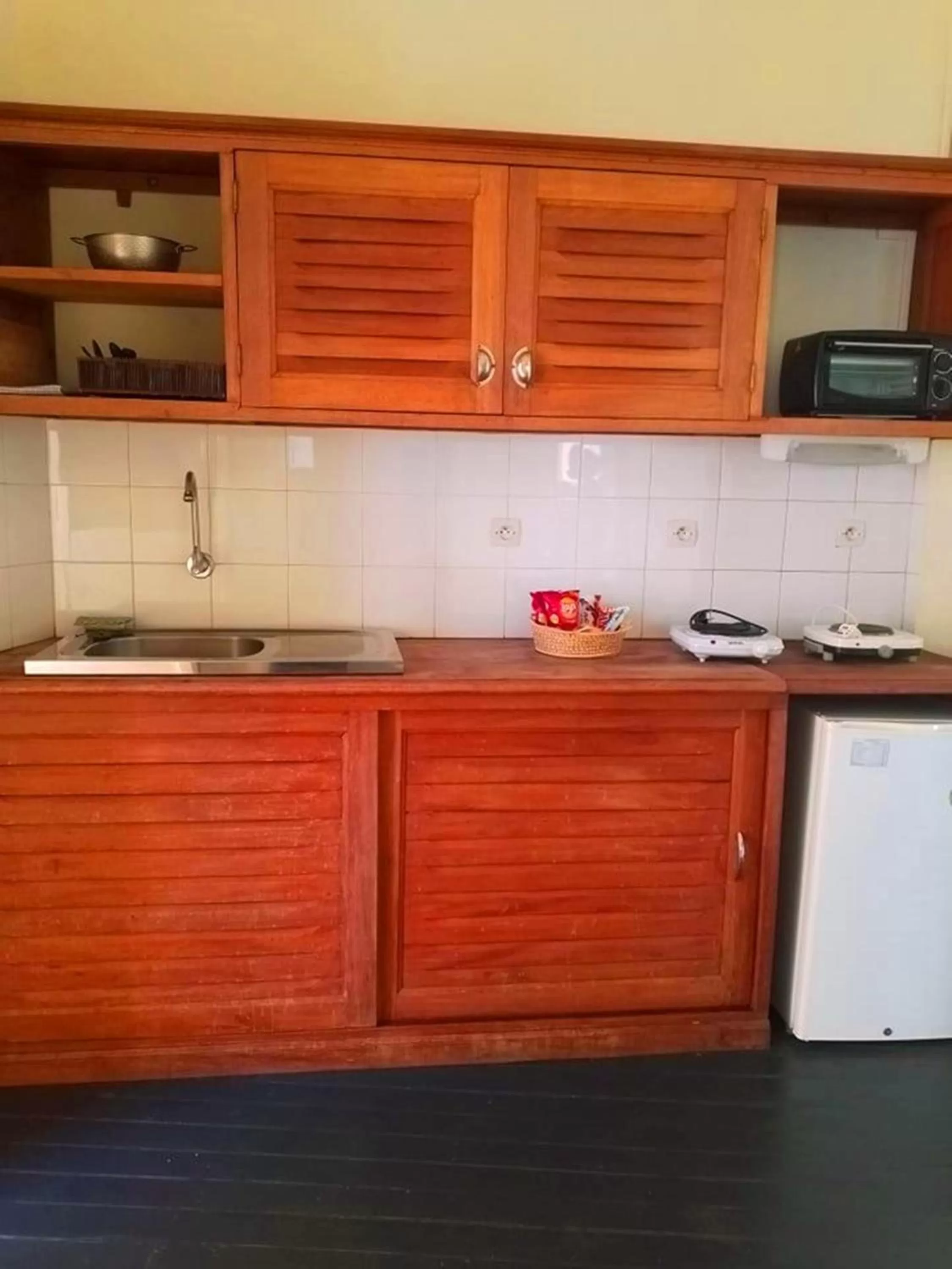 Kitchen or kitchenette in Hotel La Villette