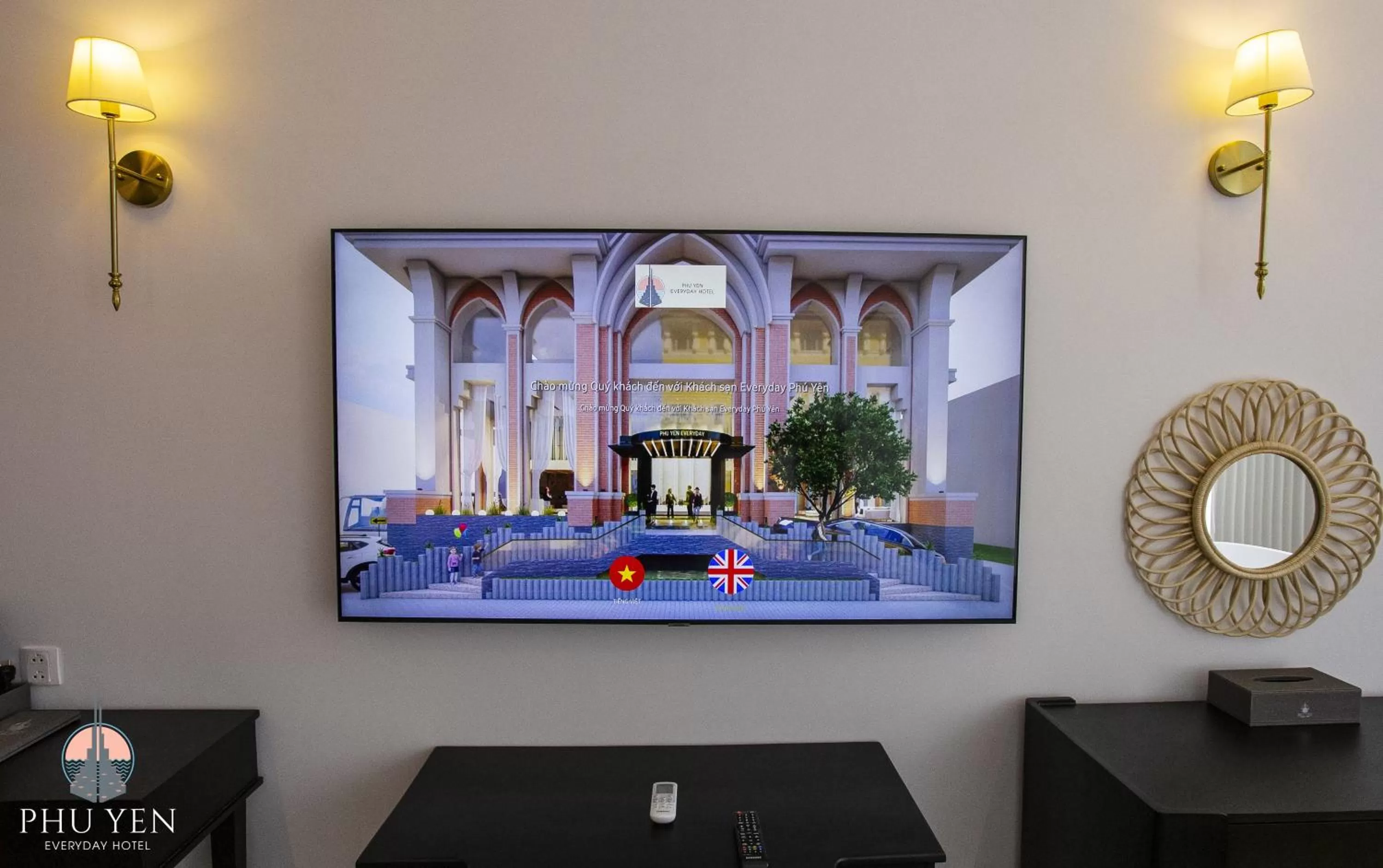 Communal lounge/ TV room in PHÚ YÊN EVERYDAY HOTEL