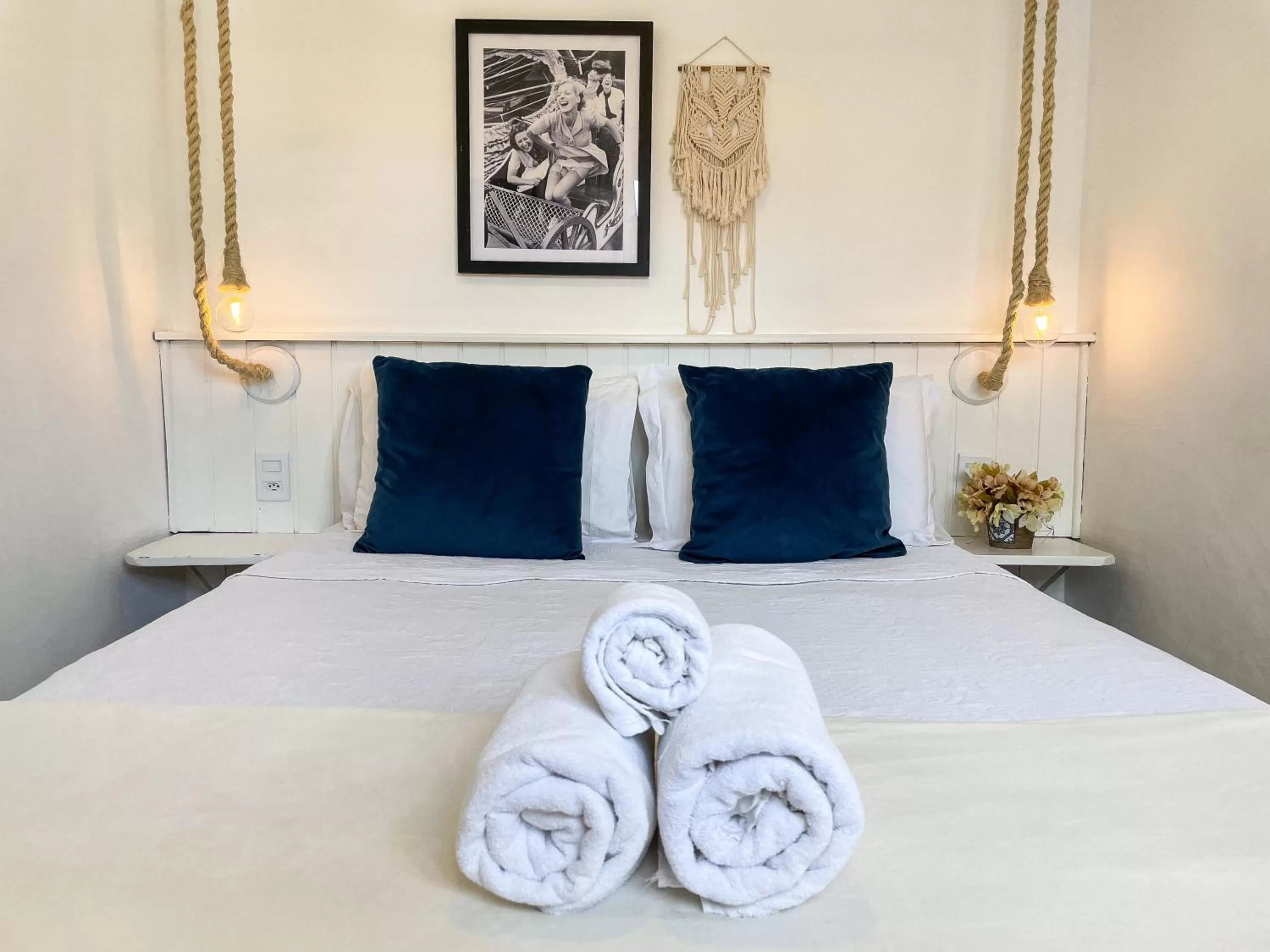 Decorative detail, Bed in Pousada Marittima