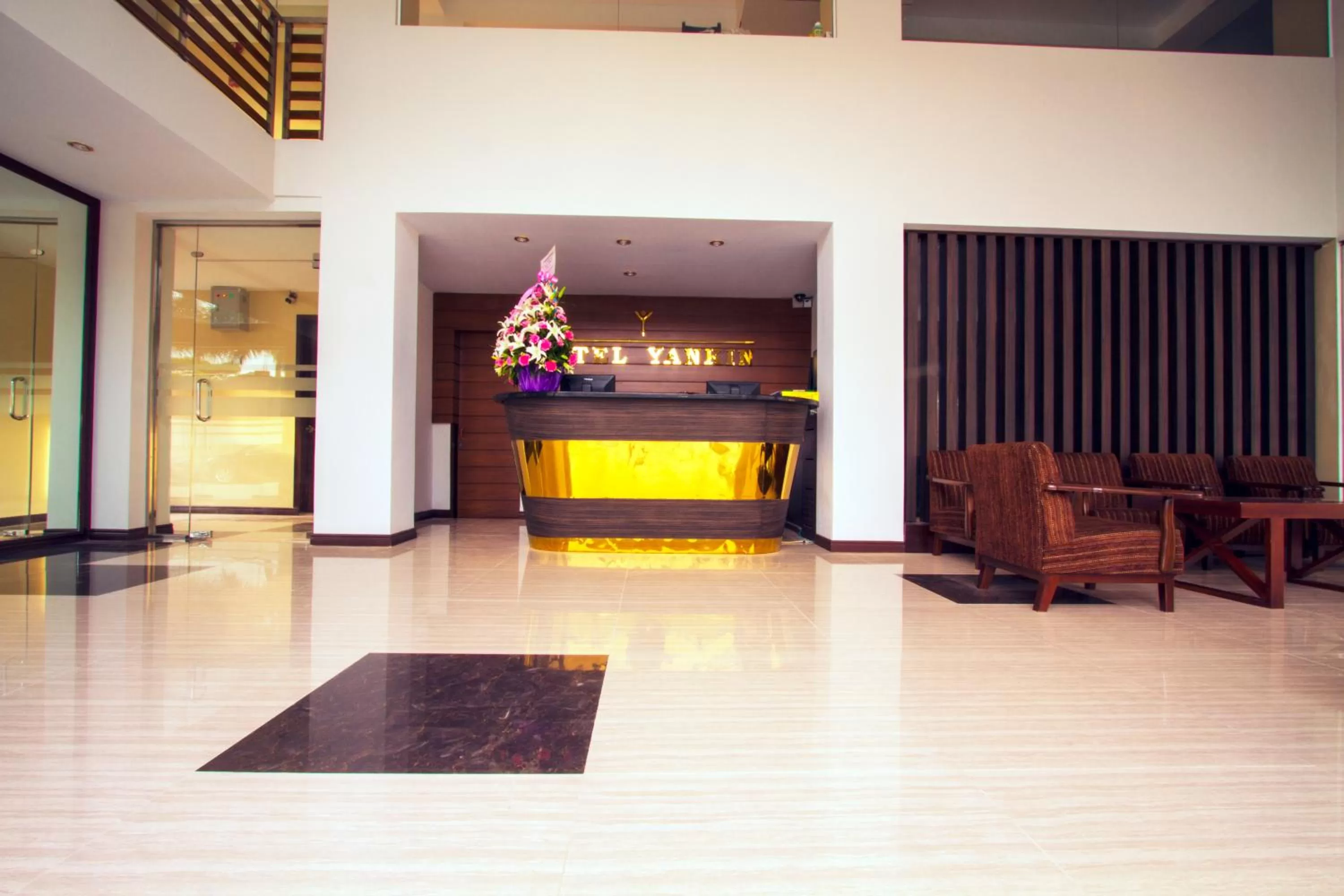 Lobby or reception in Hotel Yankin