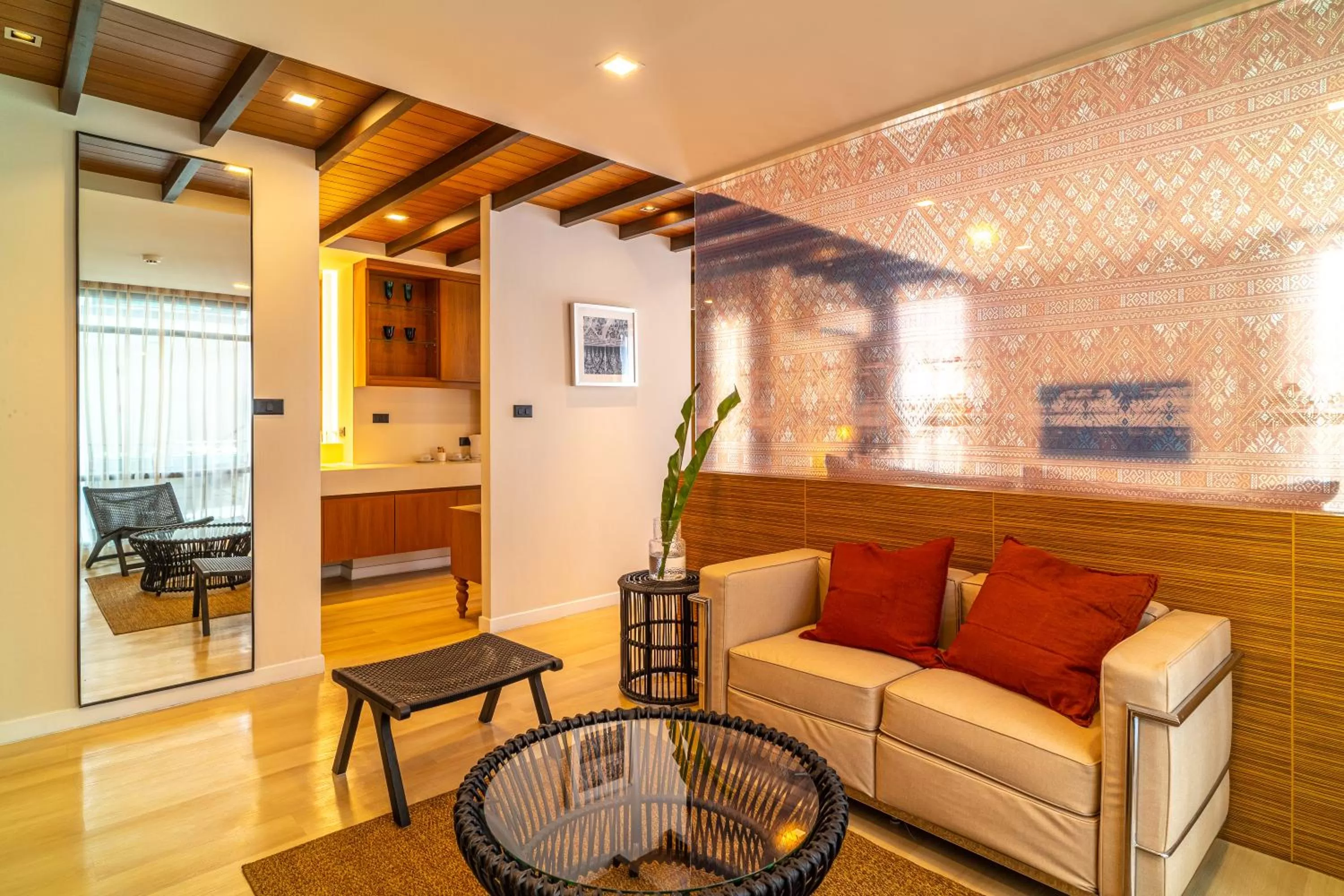 Living room in Amber Boutique Silom