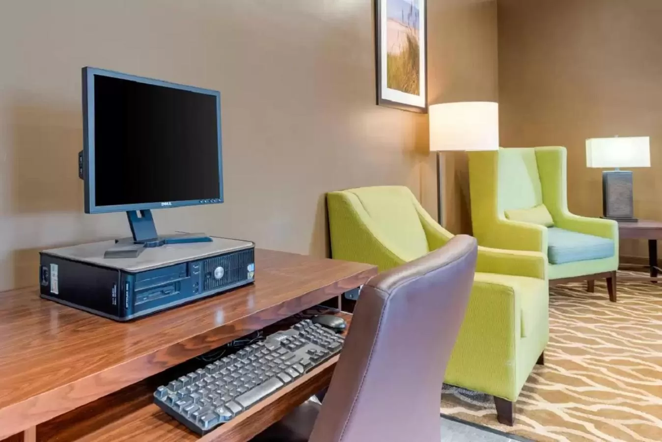 Communal lounge/ TV room in Comfort Inn & Suites Michigan City South