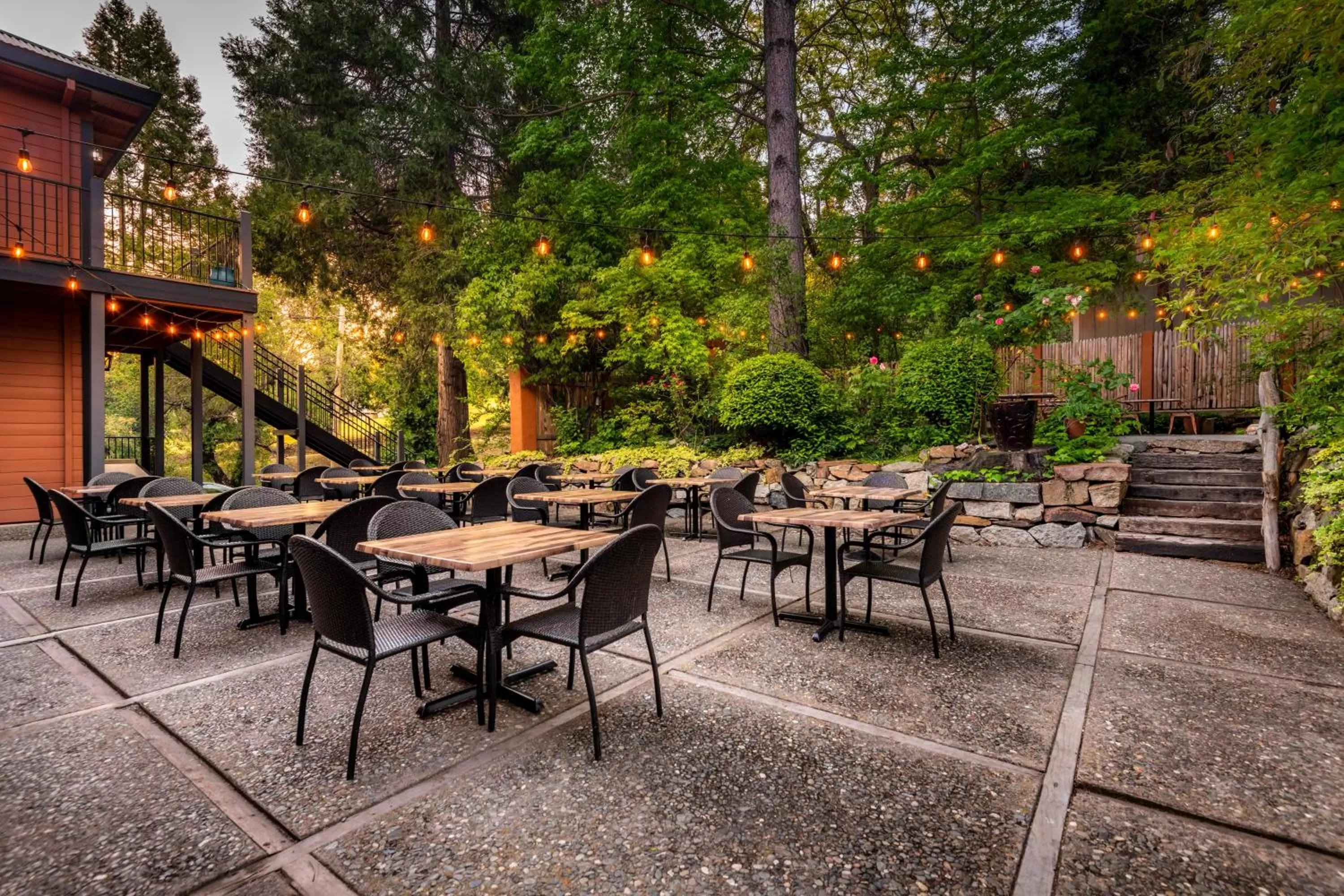 Patio in The Groveland Hotel