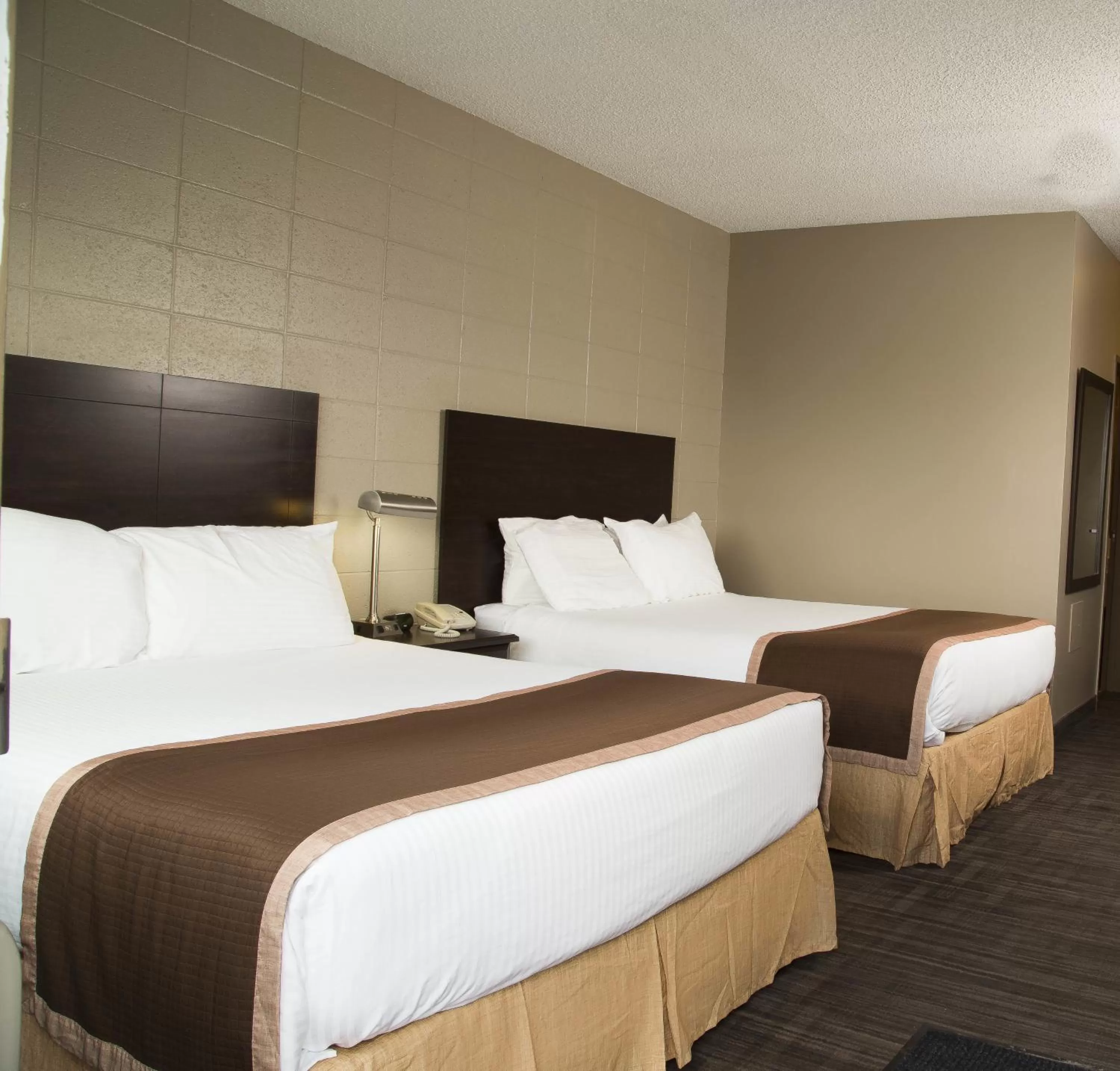 Bed in Sandstone Motel