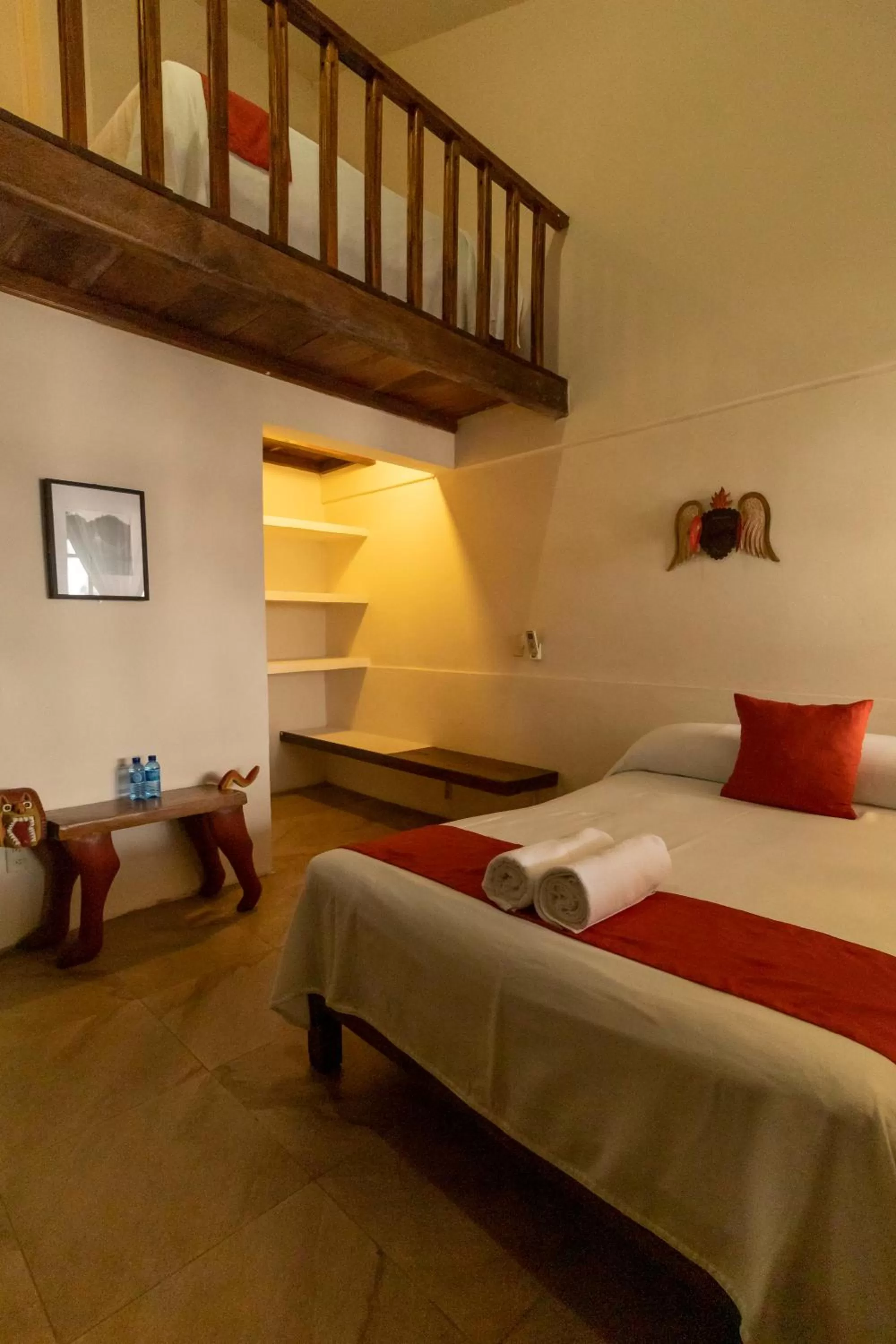 Bed in Hotel Maya Bell